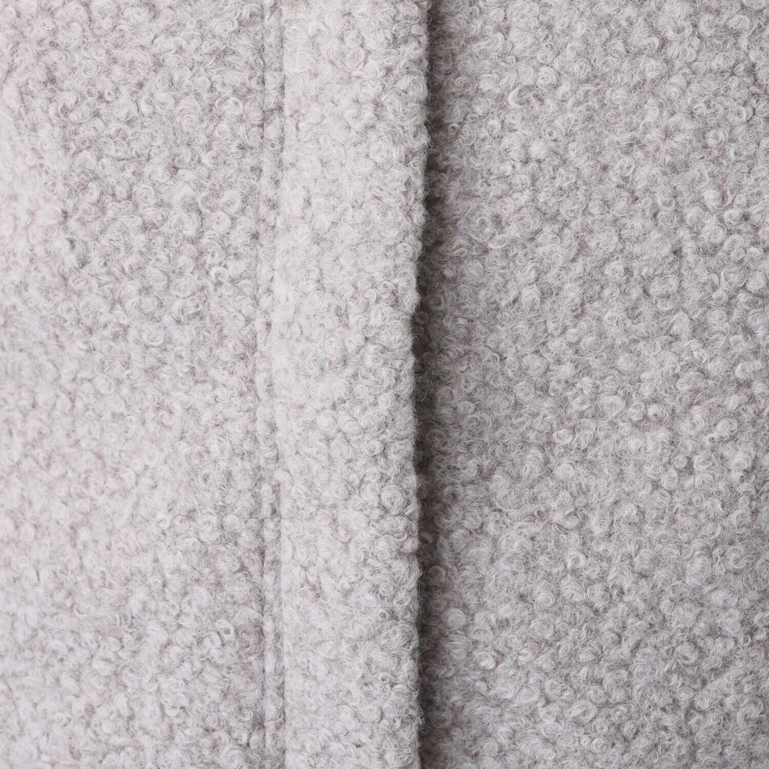 ラヴィーコンフォート エコリングウール モードなスタンドカラー＆ 袖コンシャス 憧れのジャケット