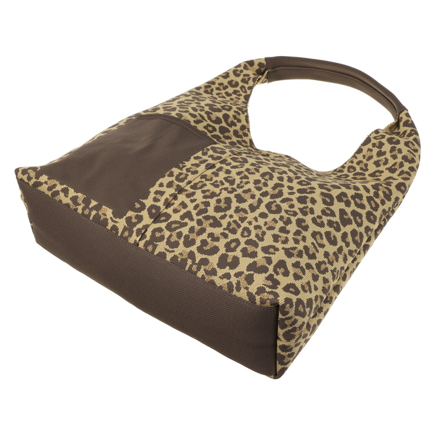 ルートート Ａ４すっぽり、肩掛けＯＫ ニット ラウンドトートバッグ ＜同柄ポーチ付＞