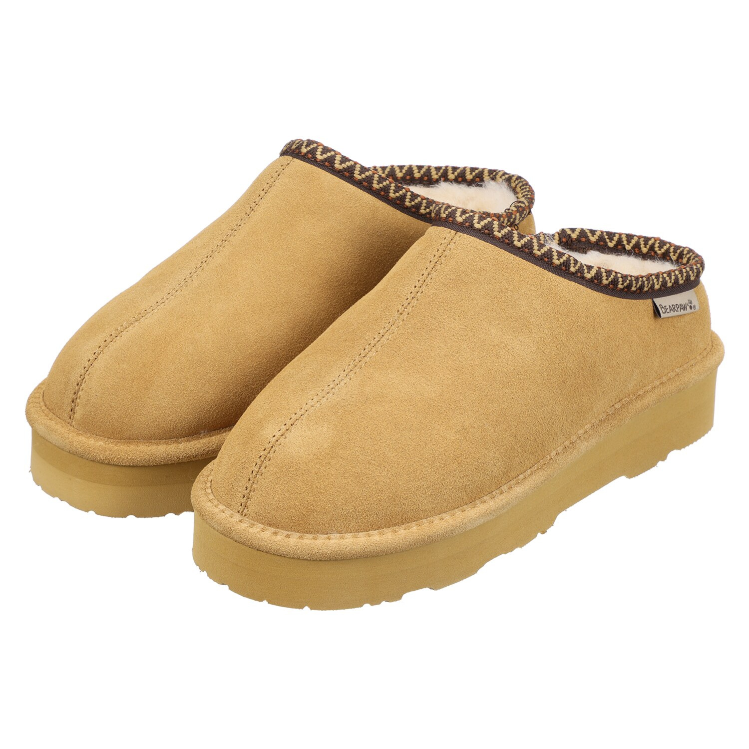 ベアパウ 牛革 厚底スリッポンシューズ “マーティス”