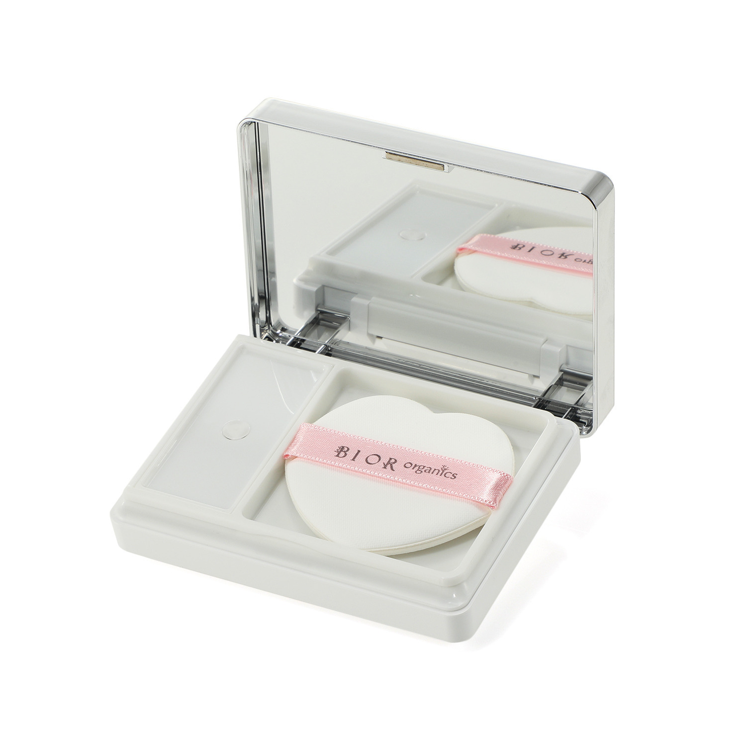 ビオール　オーガニクス パウダー状に変化して しっとりサラツヤ新感覚！ エアレスクッション オーガニックアクア 美容液ファンデーション ２個分セット