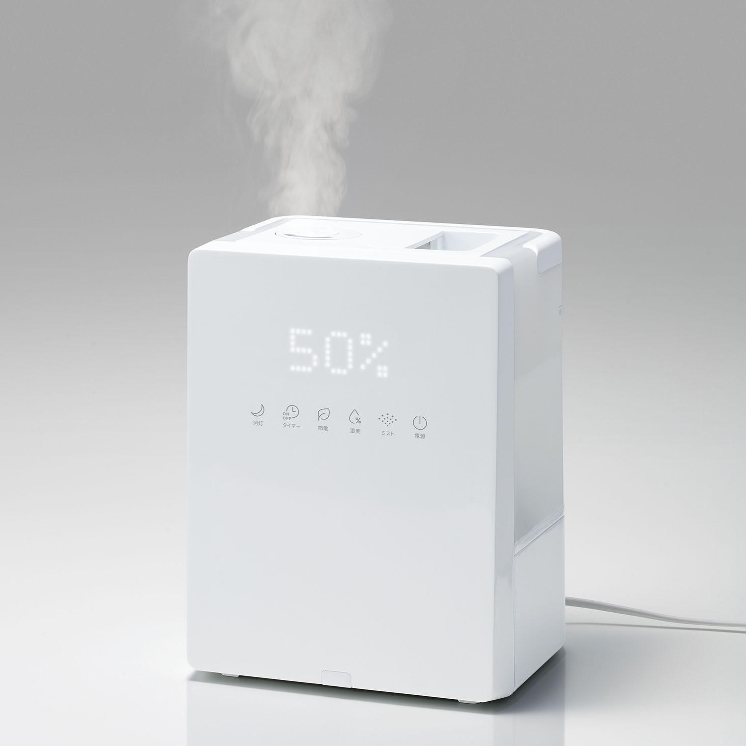 スリーアップ 上部給水式 ハイブリッド加湿器 “スクエアミスト” ＨＢ−Ｔ２４２５