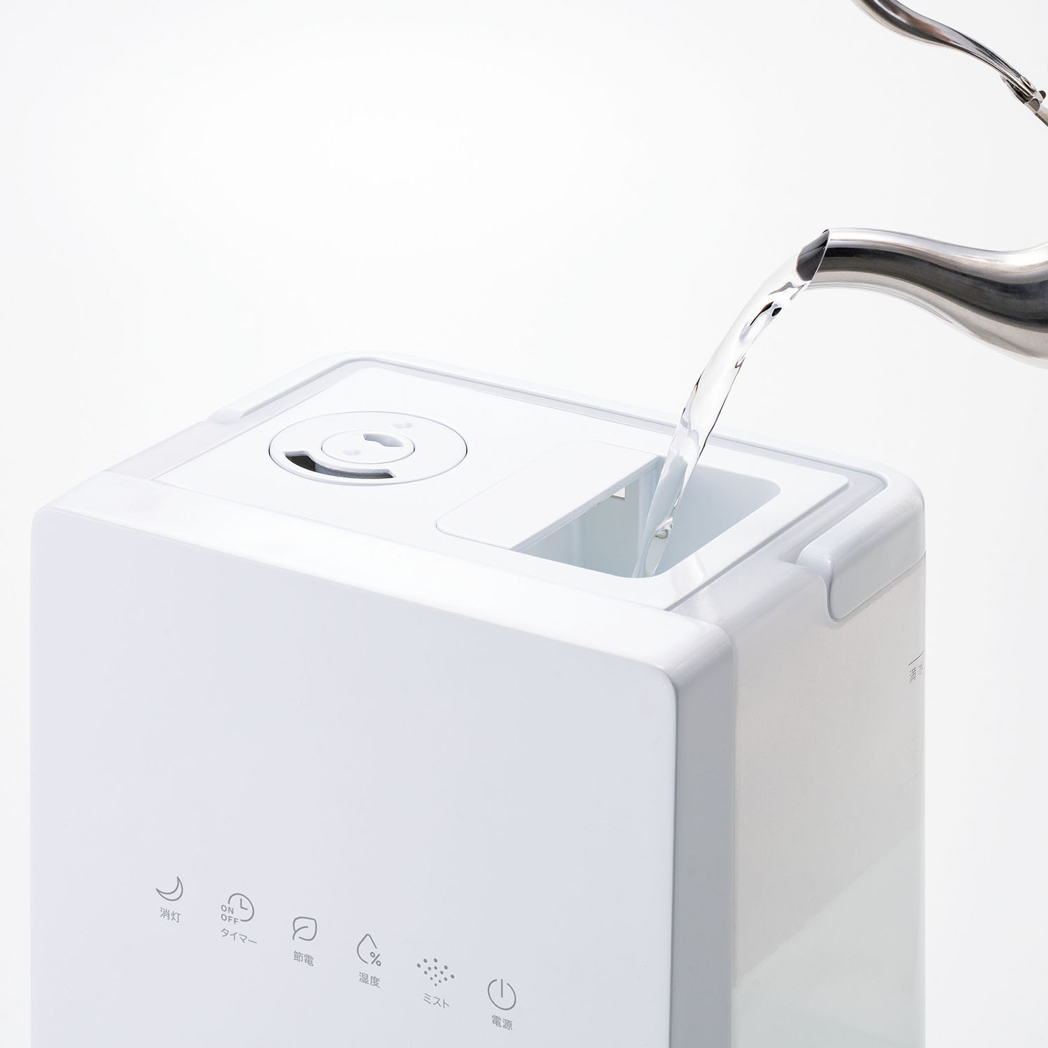 スリーアップ 上部給水式 ハイブリッド加湿器 “スクエアミスト” ＨＢ−Ｔ２４２５