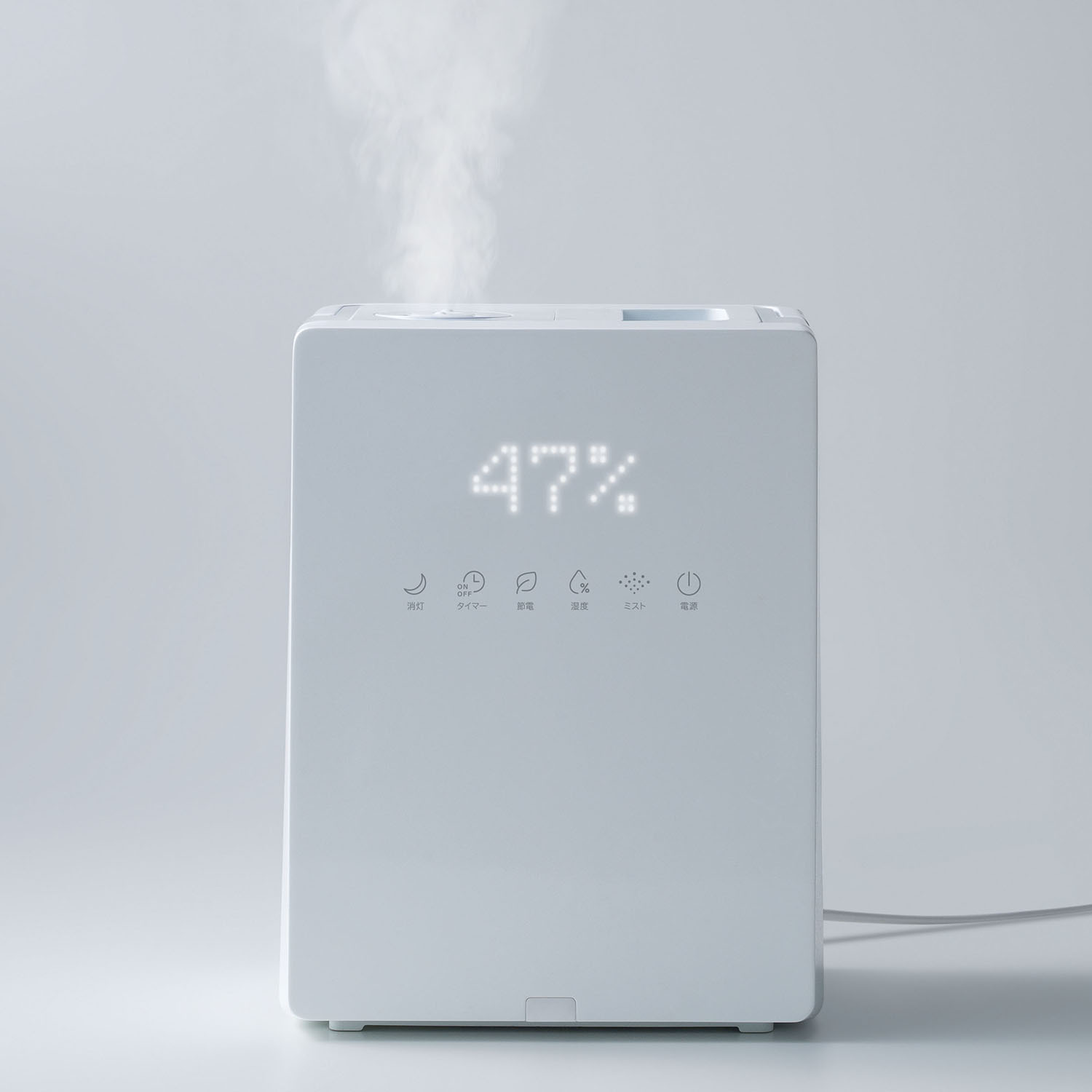 スリーアップ 上部給水式 ハイブリッド加湿器 “スクエアミスト” ＨＢ−Ｔ２４２５