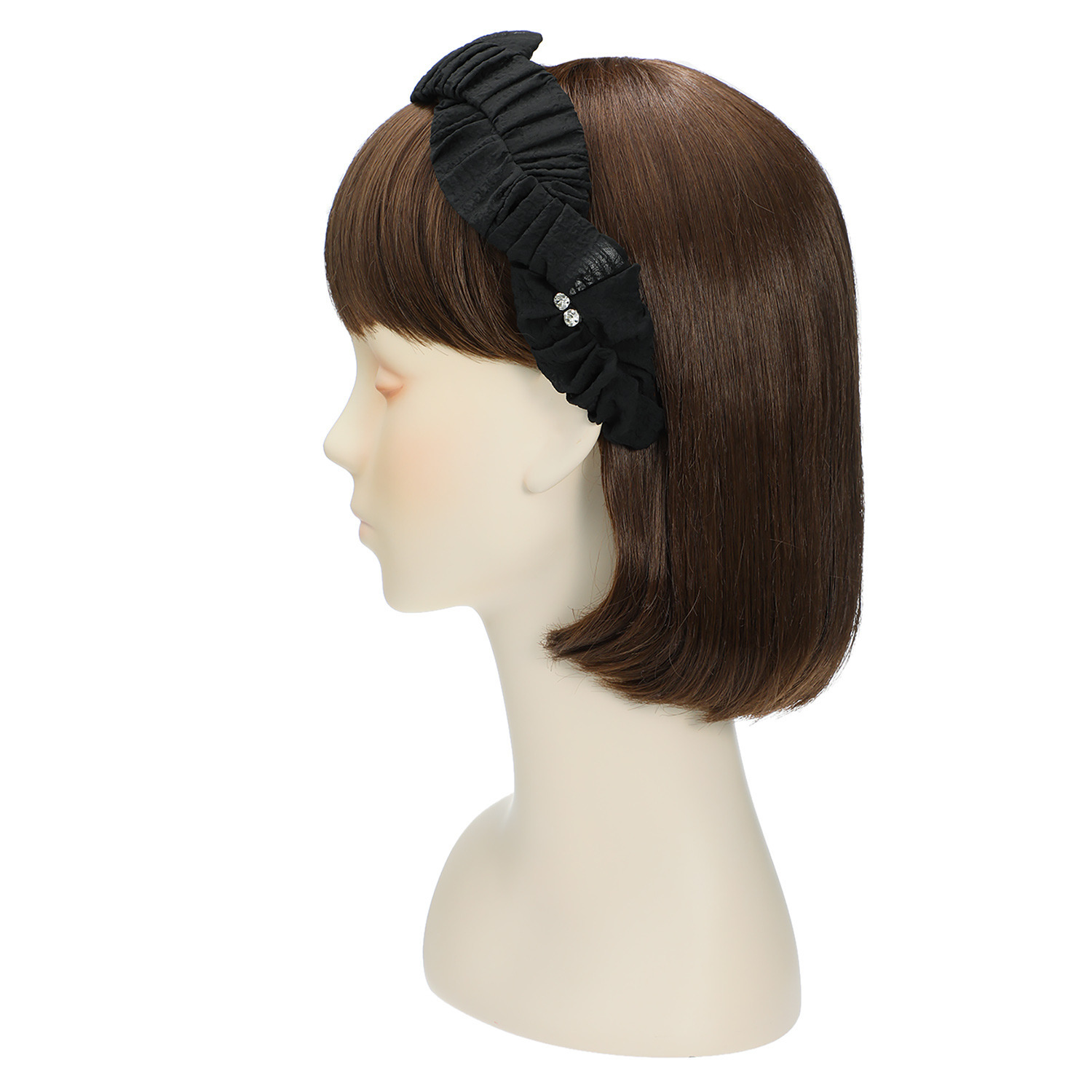 ラインストーン付 カチューシャ