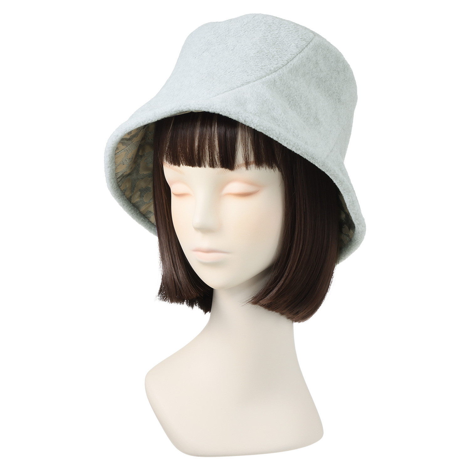 タイムクロス 日本製 ふんわり暖か リバーシブルハット