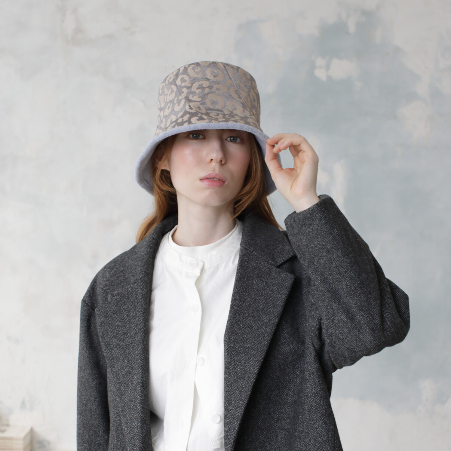 タイムクロス 日本製 ふんわり暖か リバーシブルハット