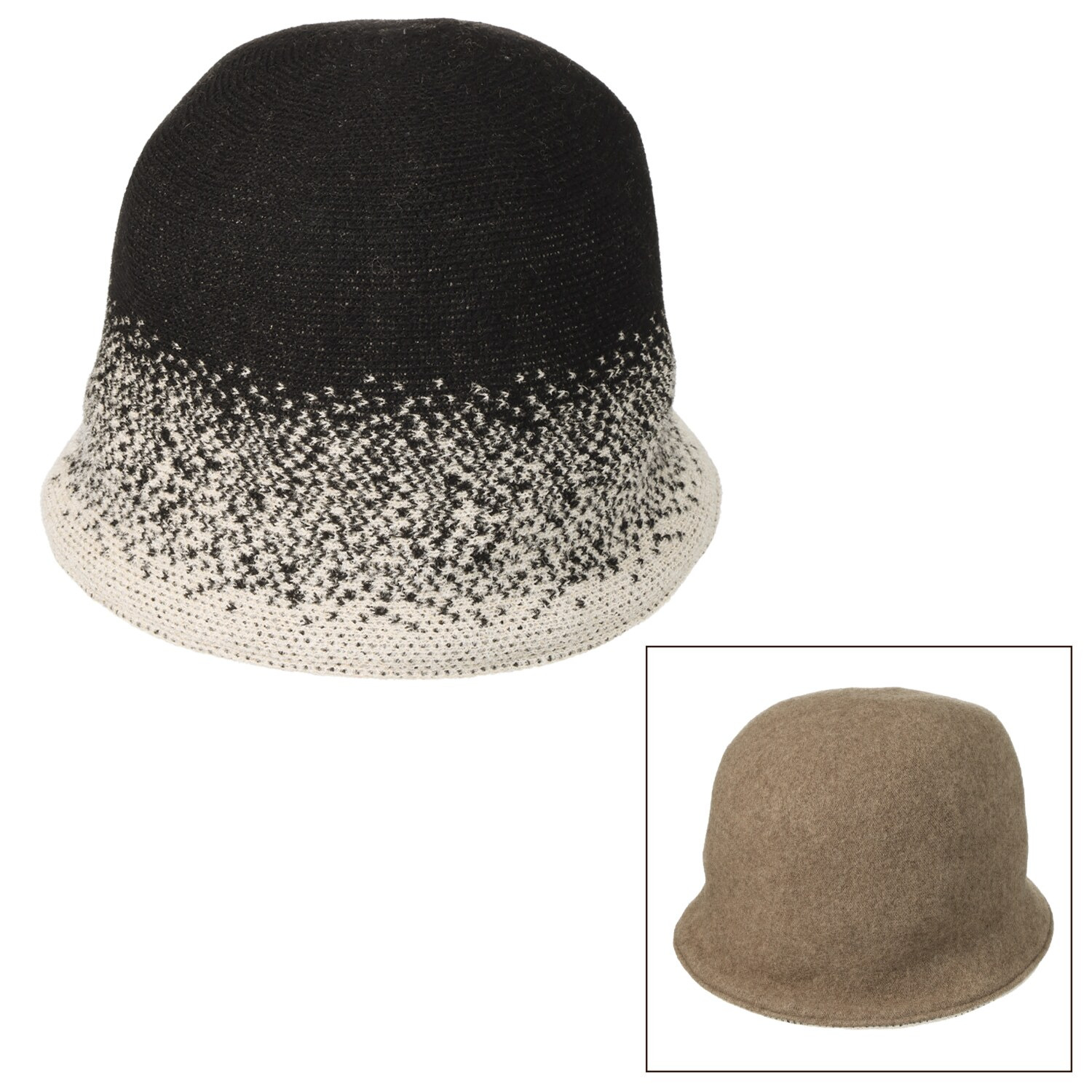 タイムクロス 日本製 グラデーション リバーシブルバスクハット