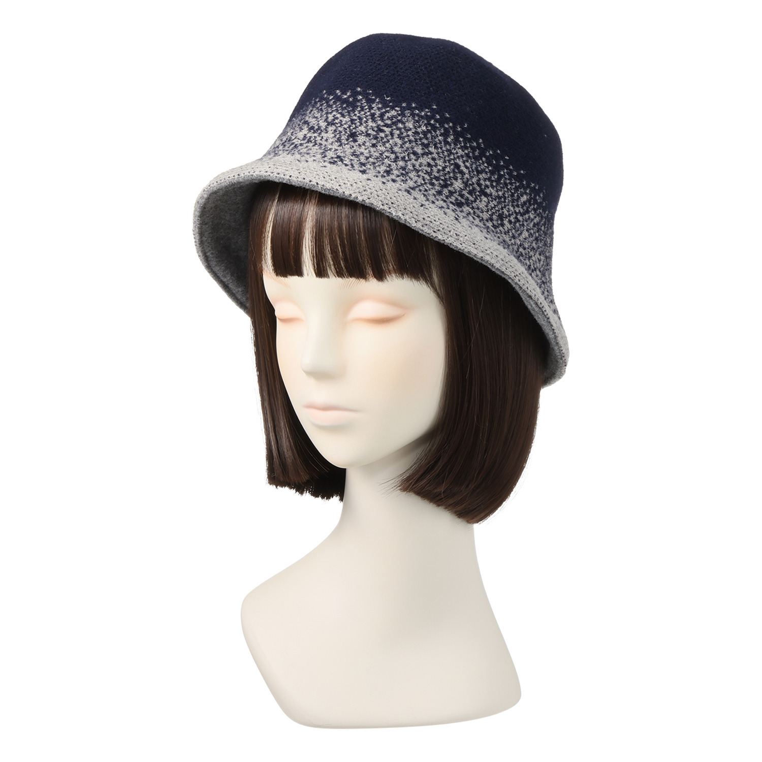 タイムクロス 日本製 グラデーション リバーシブルバスクハット