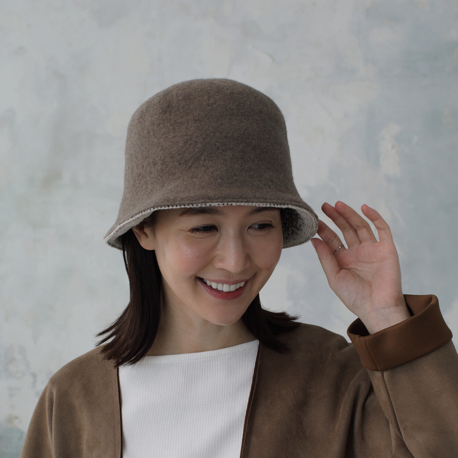 タイムクロス 日本製 グラデーション リバーシブルバスクハット