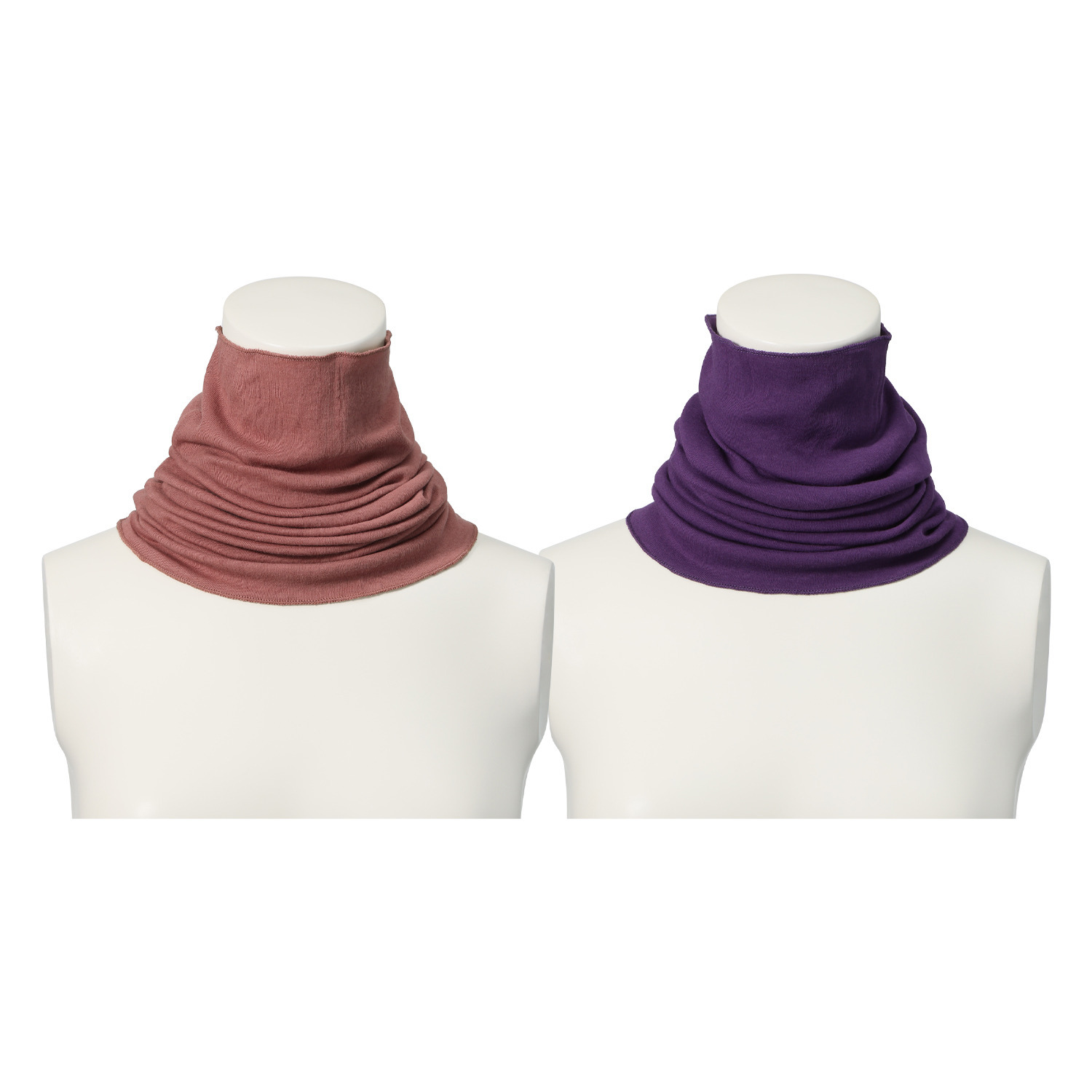 天使の綿シフォン 大判ネックカバー ２枚セット