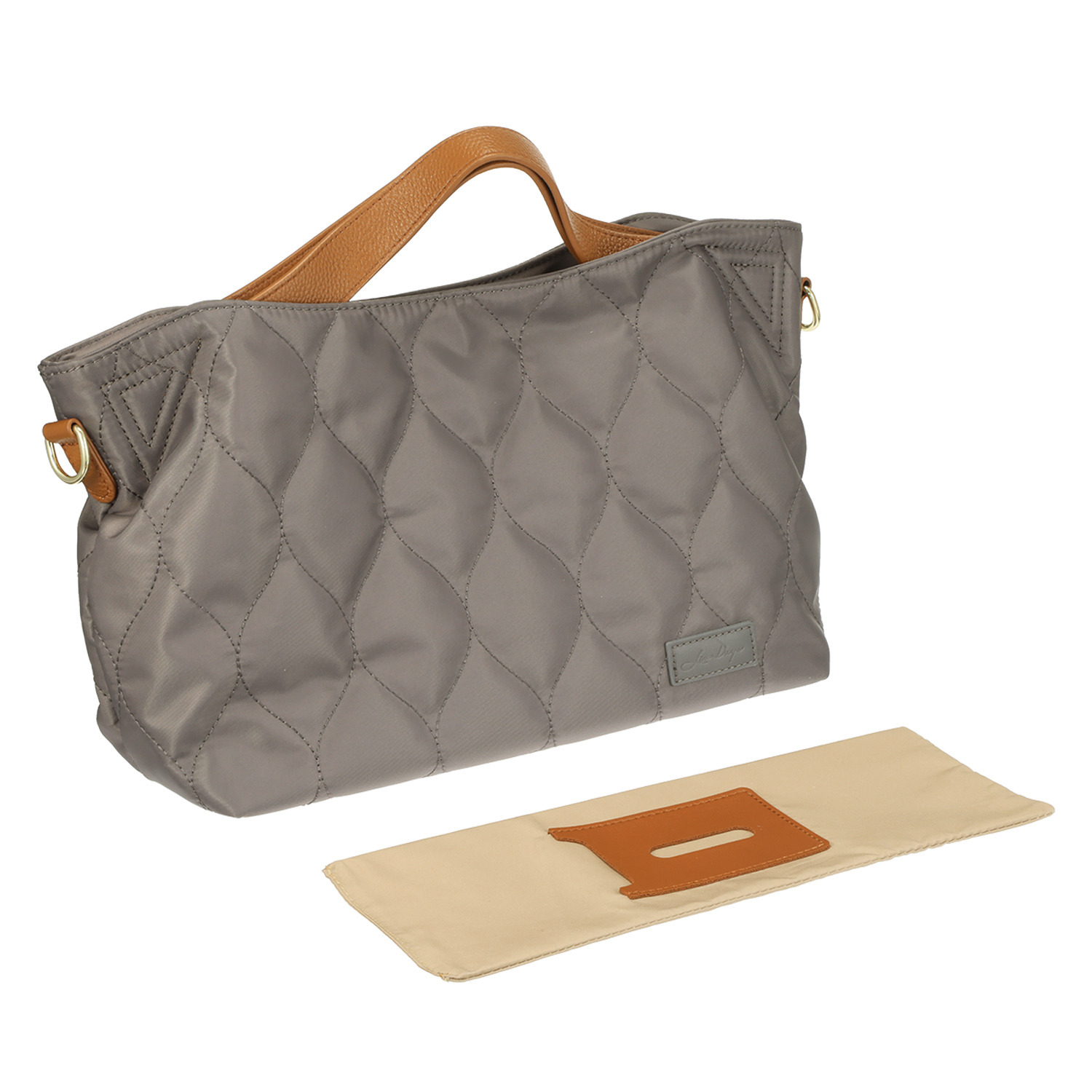 リズデイズ はっ水キルティング ２ウェイハンドバッグ