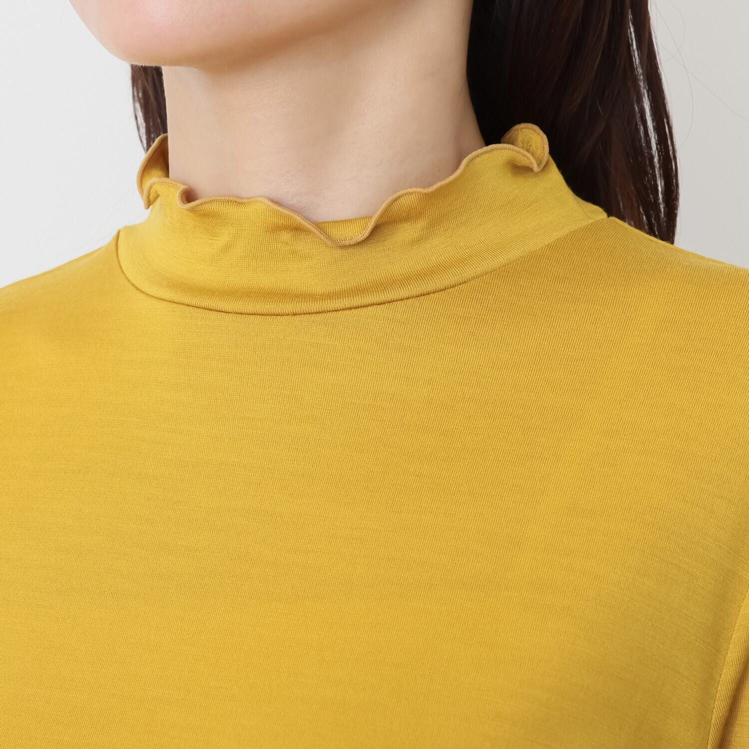 たおやか美 日本製 メリノウール１００％ 柔らかな風合い ウォッシャブル ハイネックプルオーバー