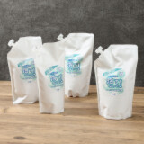 こだわりの泡スプレーで ＢＮ菌が汚れに密着 トイレ洗浄剤 泡てないで 詰替用パウチ　４本セット