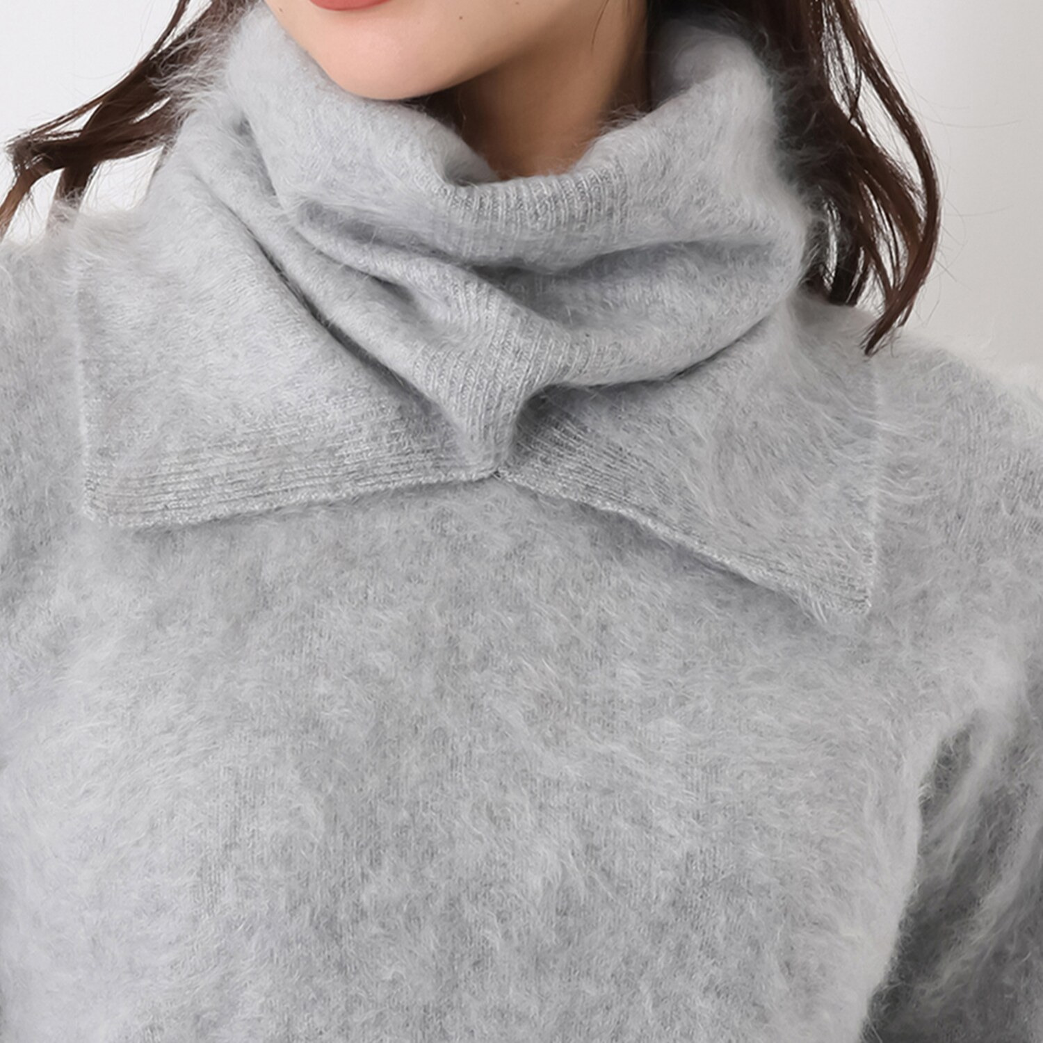 カシミコ カシミヤ１００％ ファー加工 ネックウォーマー