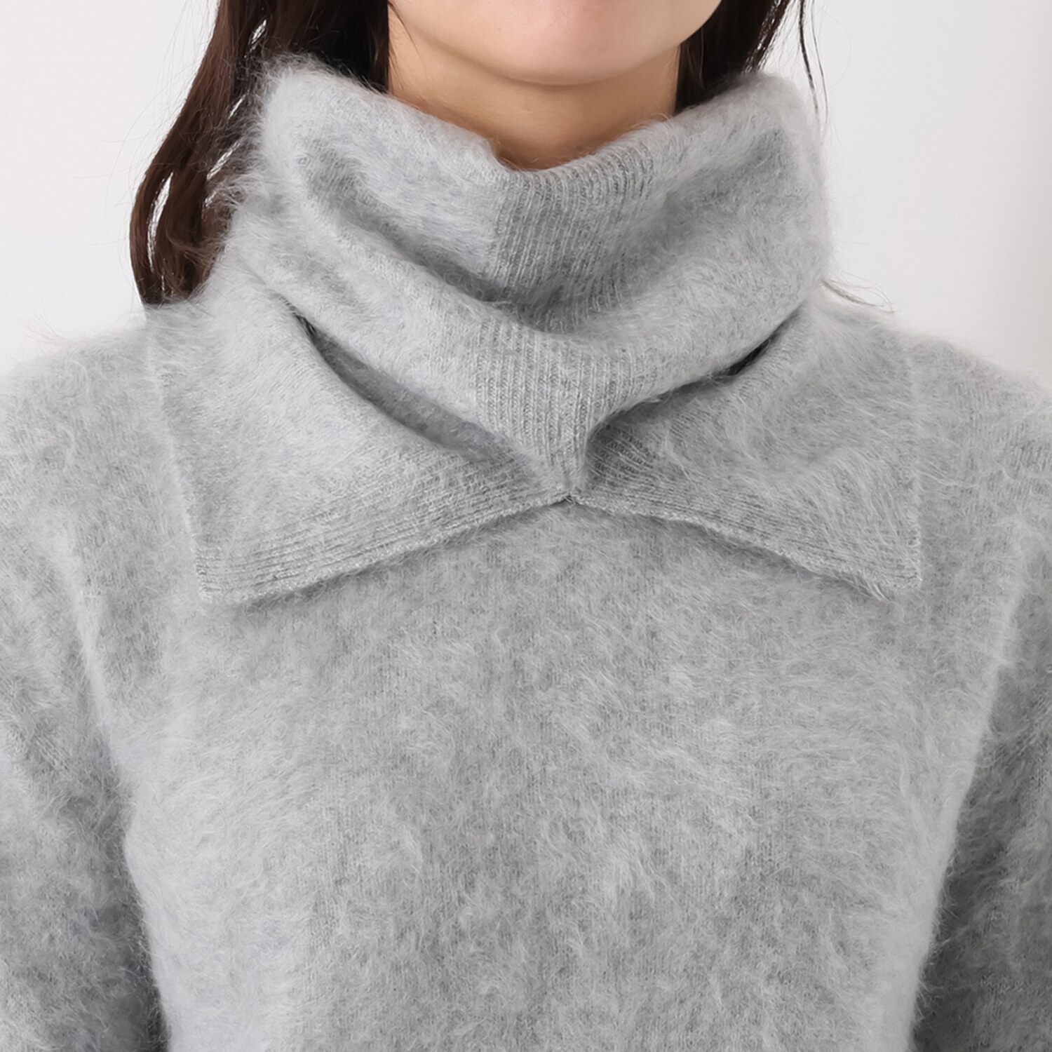 カシミコ カシミヤ１００％ ファー加工 ネックウォーマー