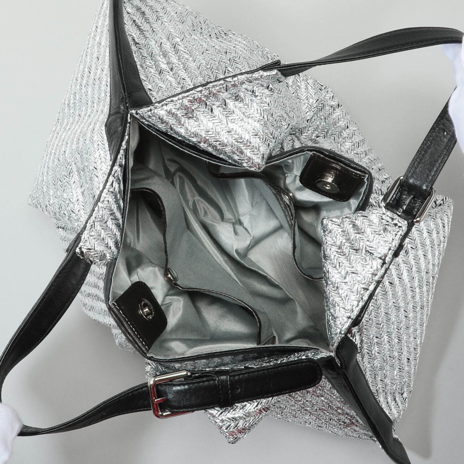 タマミ　ワタナベ スカーフの色はお任せ！ シルクスカーフ＆ トートバッグ