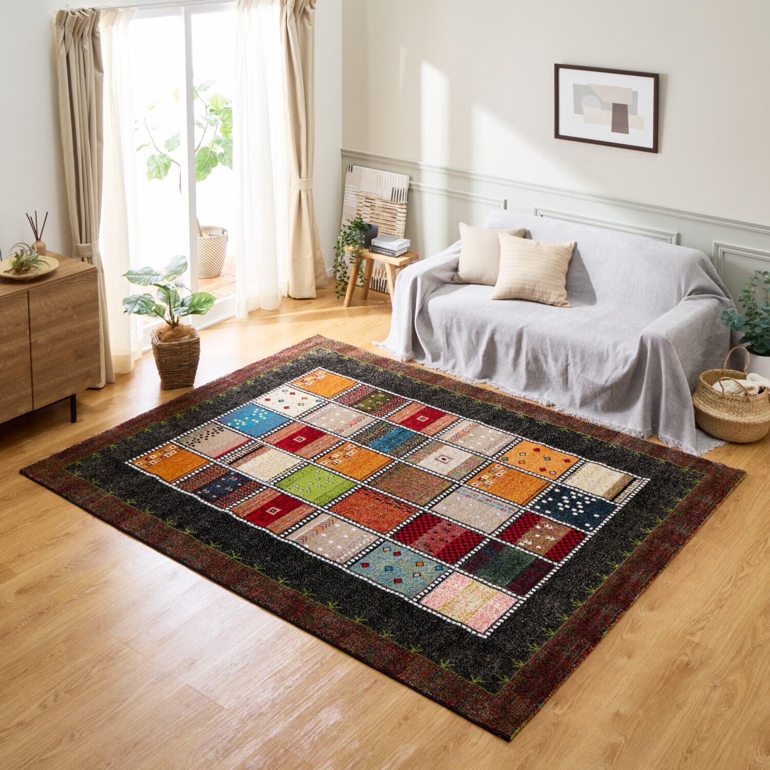 トルコ製 ウィルトン織 ヘシティデザイン カーペット ＜２００×２５０ｃｍ＞