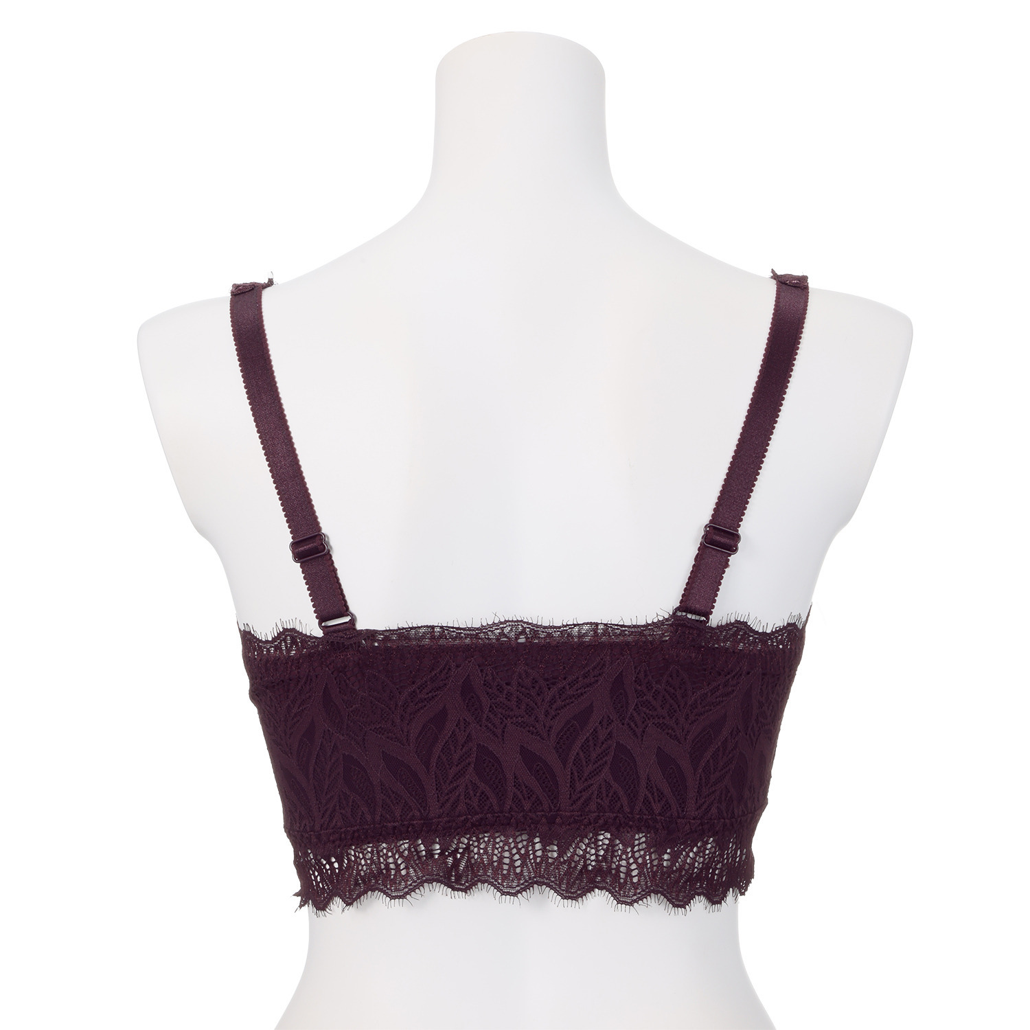 ヘ・エラ 抗菌防臭 上質ファインコットン使用 レーシーノンワイヤーブラ ２枚セット