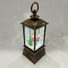 ライトアップで きらきら光る スノーイング アンティーク調 ランタンライト四角
