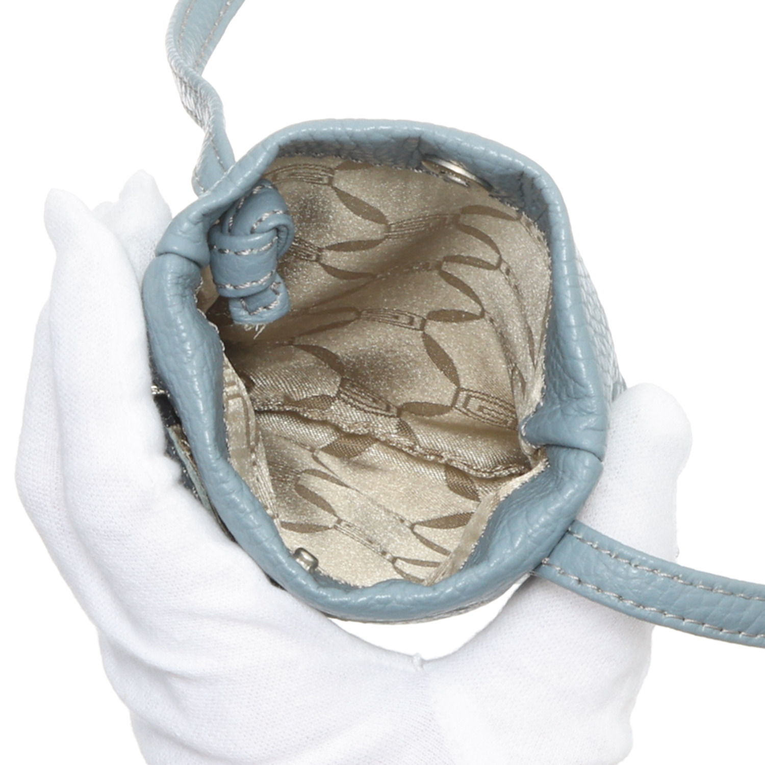 ジウディ ＜イタリア製＞ マストロット社製牛革 ストラップ付 ミニマムポーチ