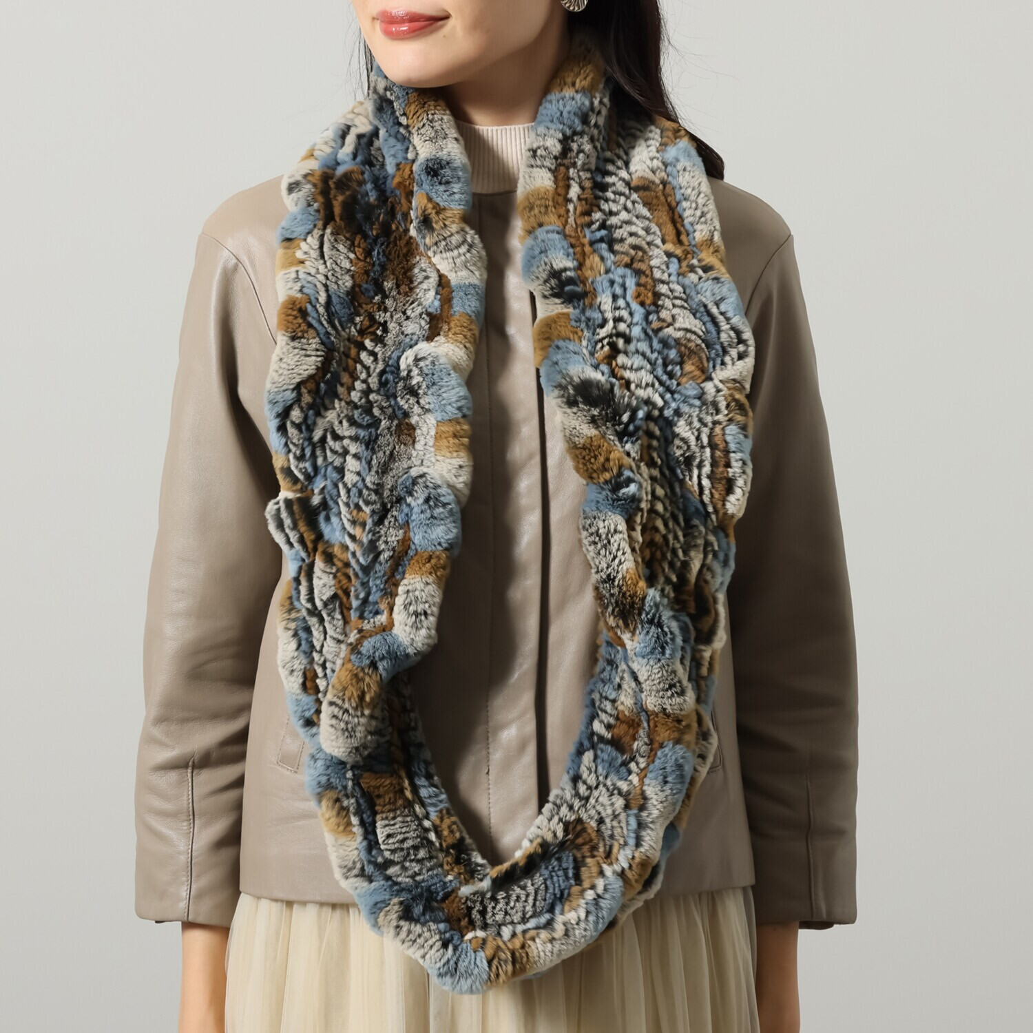 レッキスラビット ヤーンスヌード