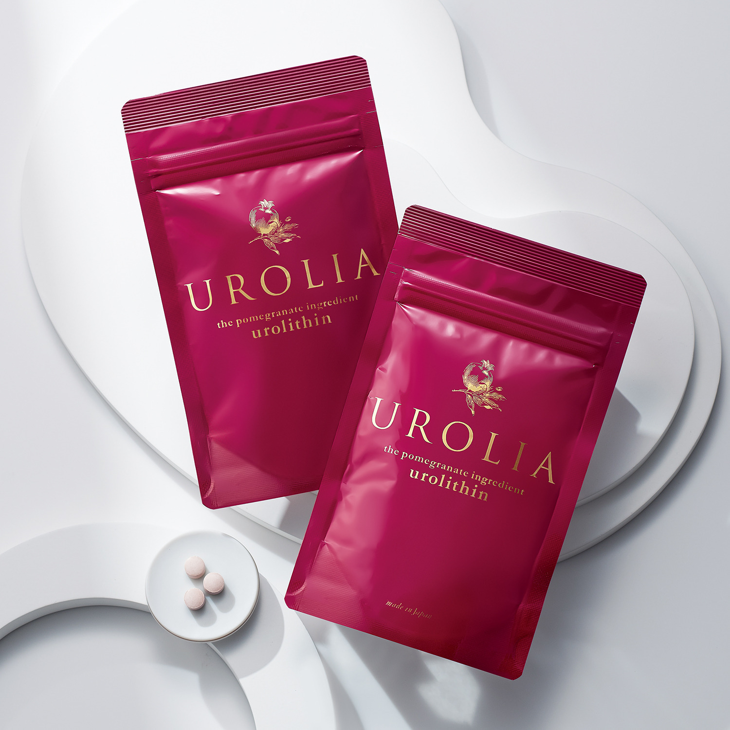 先端成分ウロリチン含有 ザクロの恵みを堪能 “ウロリア” ２袋セット