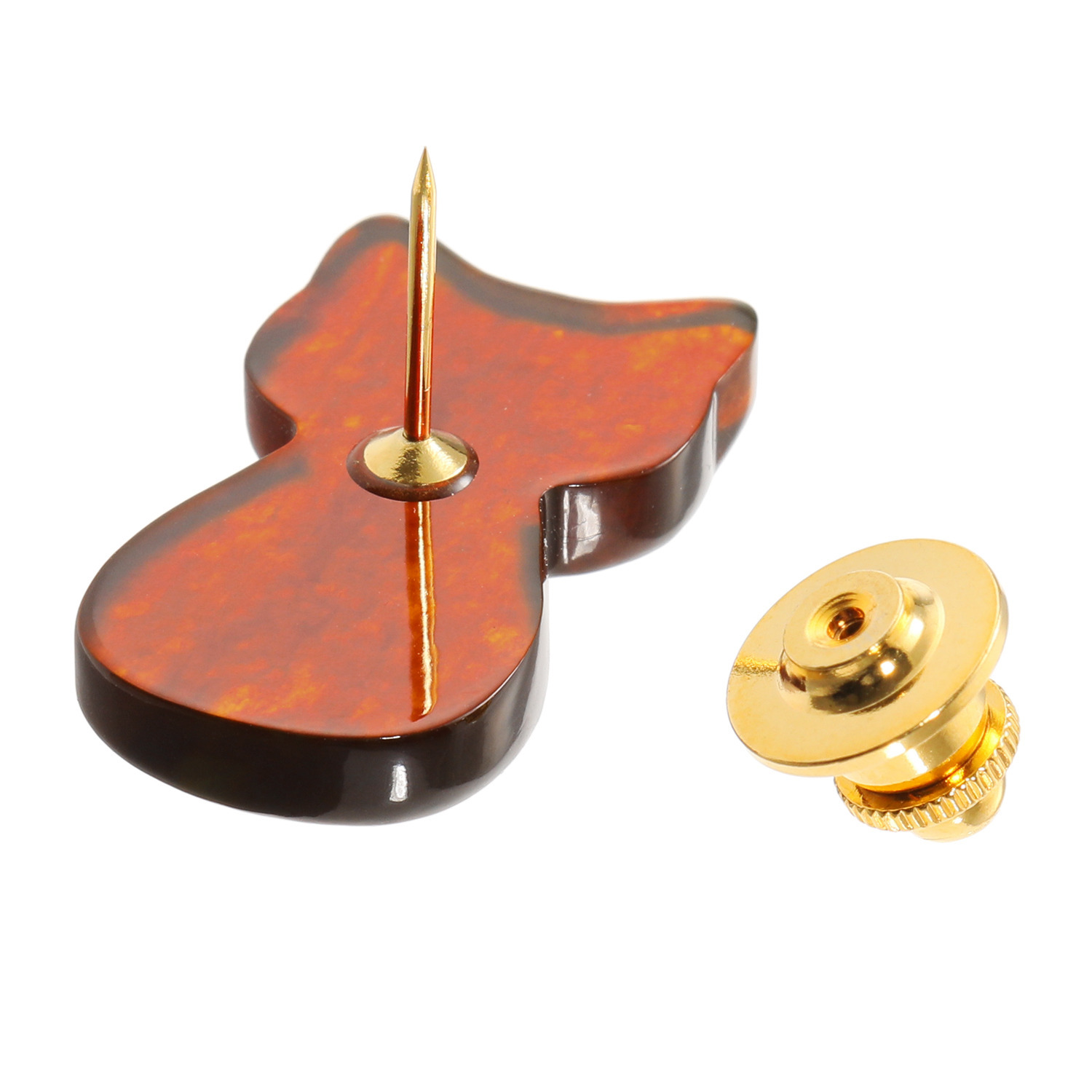 久慈琥珀 アンブロイド キャットモティーフ ブローチ