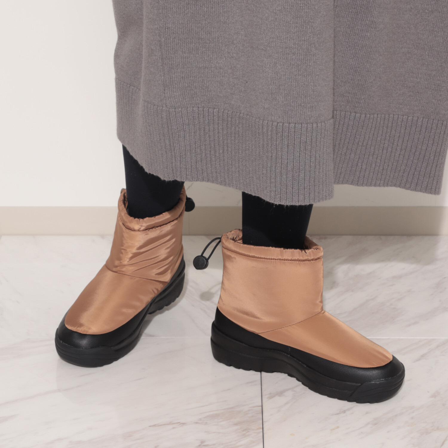 ＧＥＲＲＹ 防水・はっ水 ファスナーで履きやすい スパイク付ショートブーツ