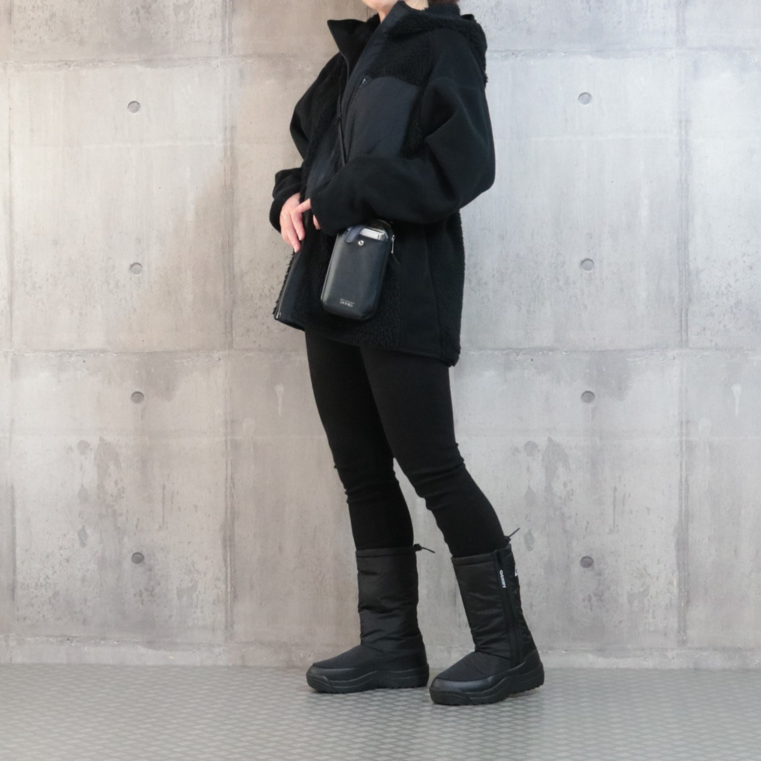 ＧＥＲＲＹ 防水・はっ水 ファスナーで履きやすい スパイク付ロングブーツ