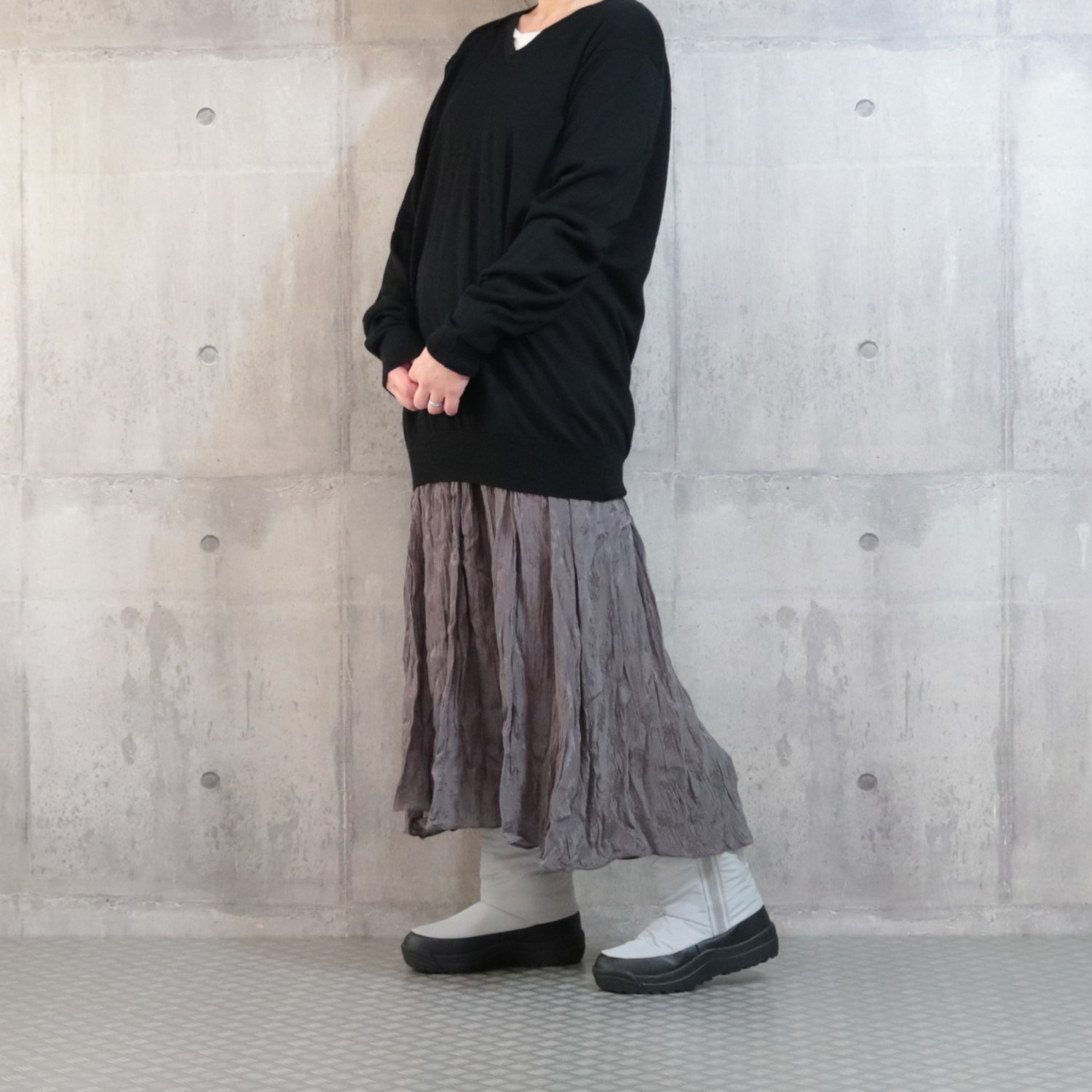 ＧＥＲＲＹ 防水・はっ水 ファスナーで履きやすい スパイク付ロングブーツ