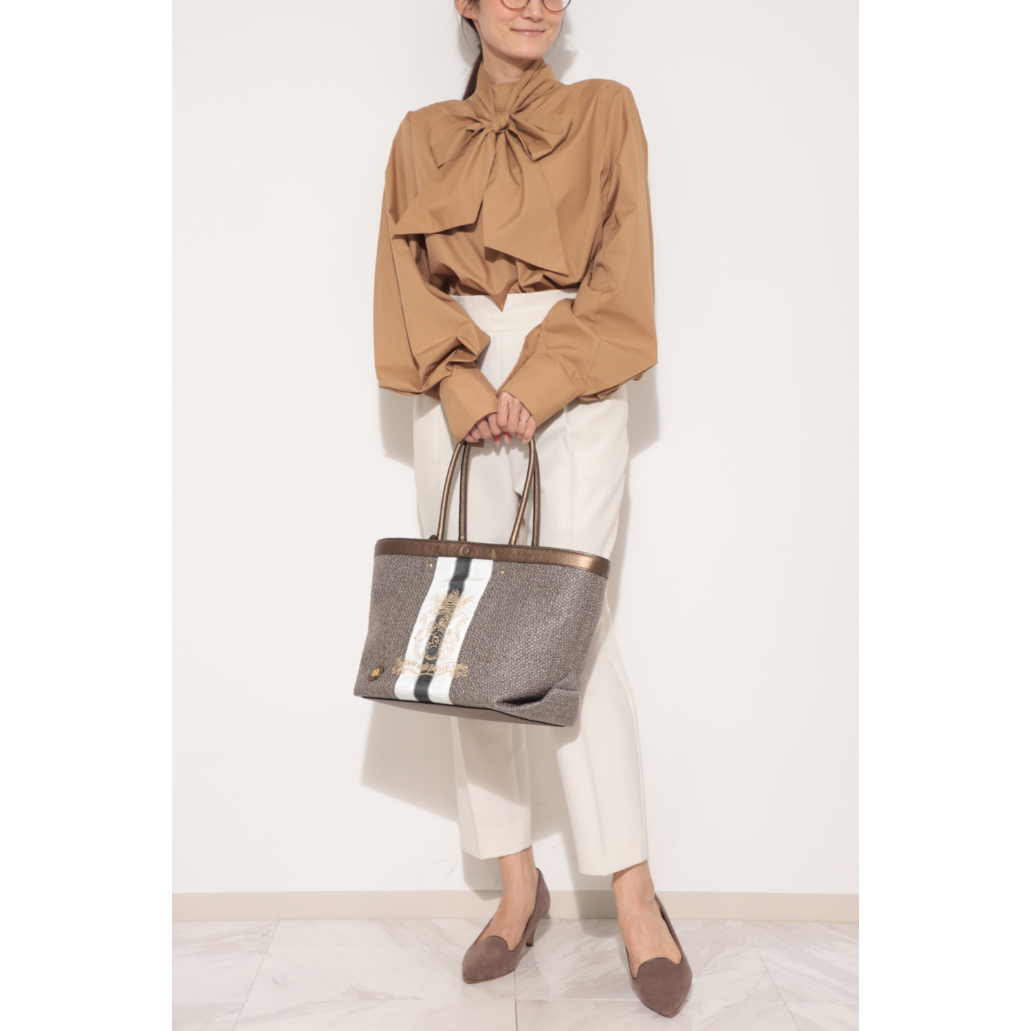 エーディーエムジェイ イタリアンファブリック 復刻トートバッグ