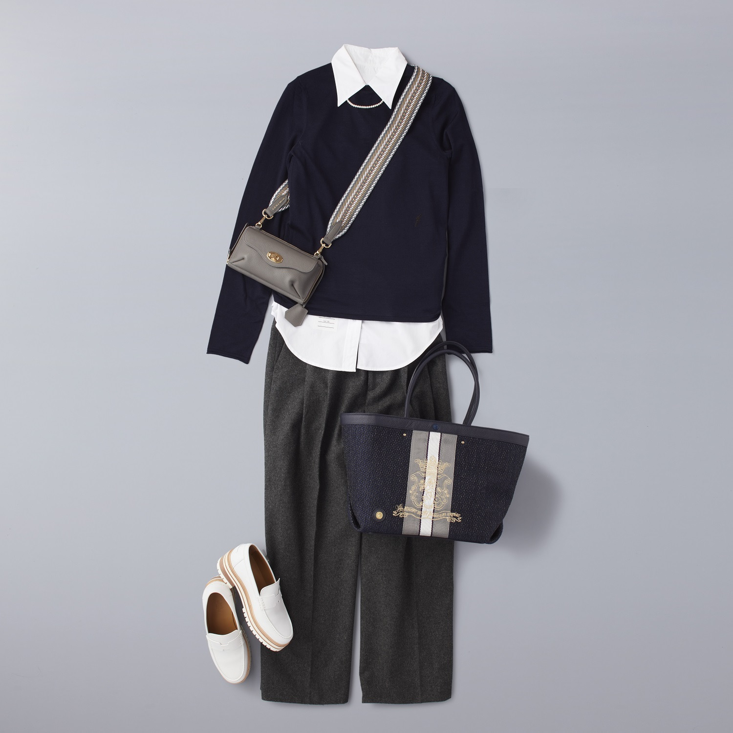 エーディーエムジェイ イタリアンファブリック 復刻トートバッグ