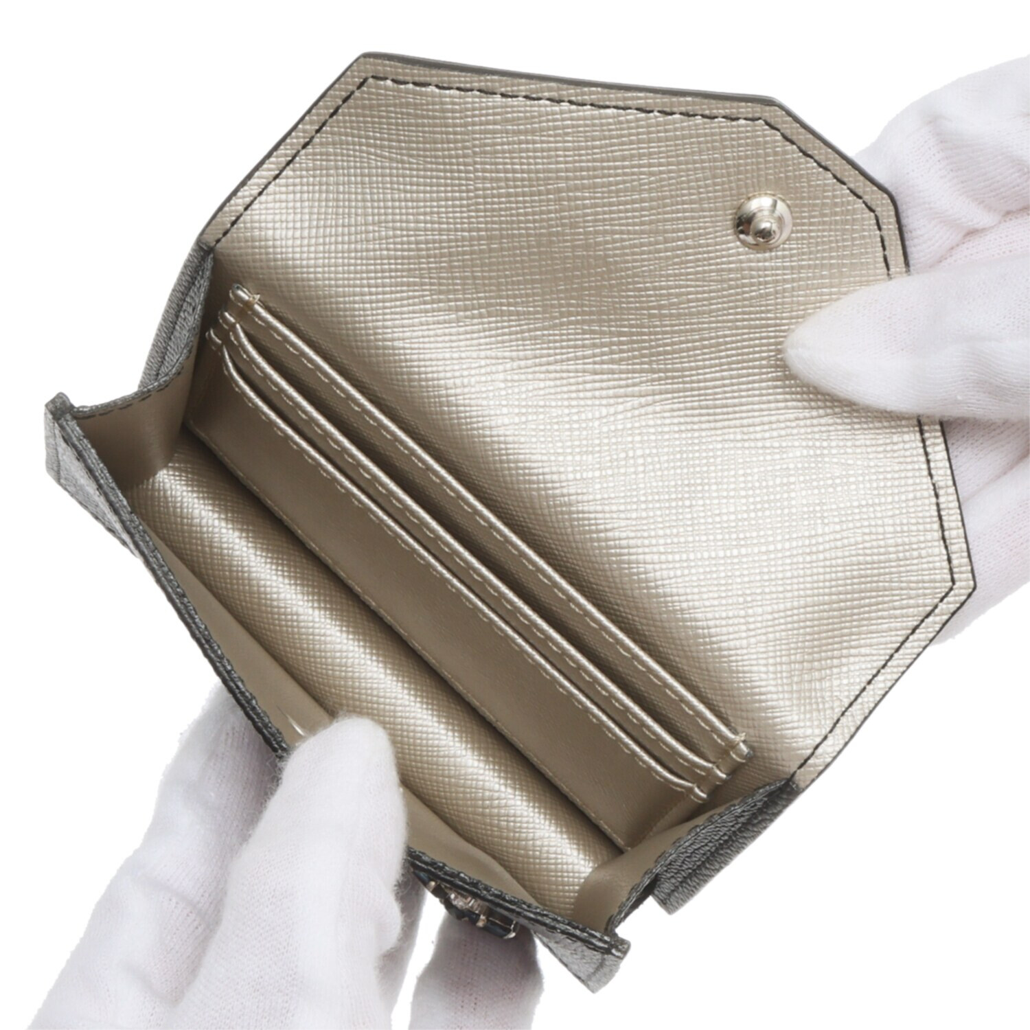 エーディーエムジェイ ＴＨＥ　ＢＥＥ 牛革 カードケース