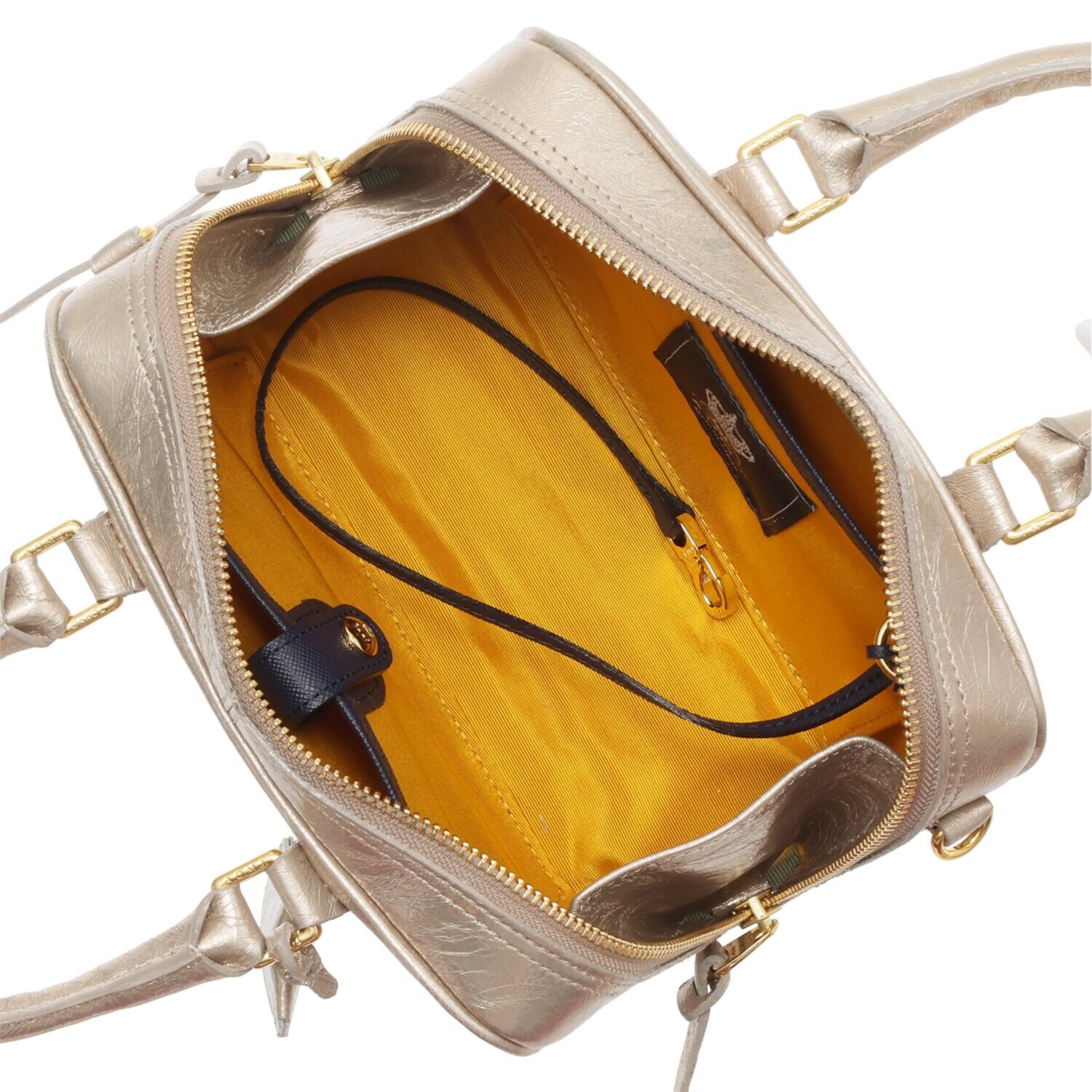 エーディーエムジェイ クラックメタル ２ウェイボストンバッグ ＜２０ｃｍ＞