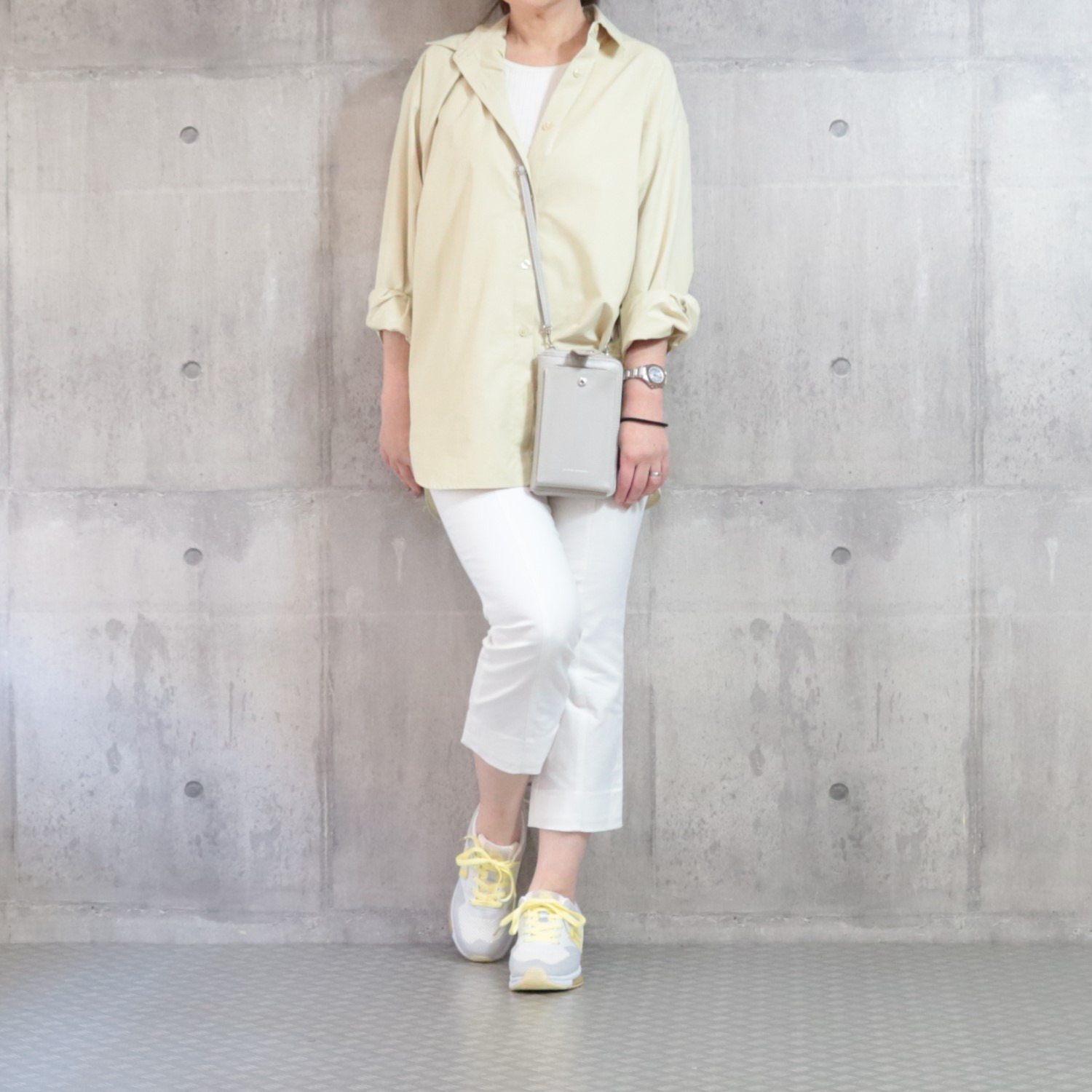 モズ コンビアクセント ダブルのエア入りソール 軽量ニットスニーカー 