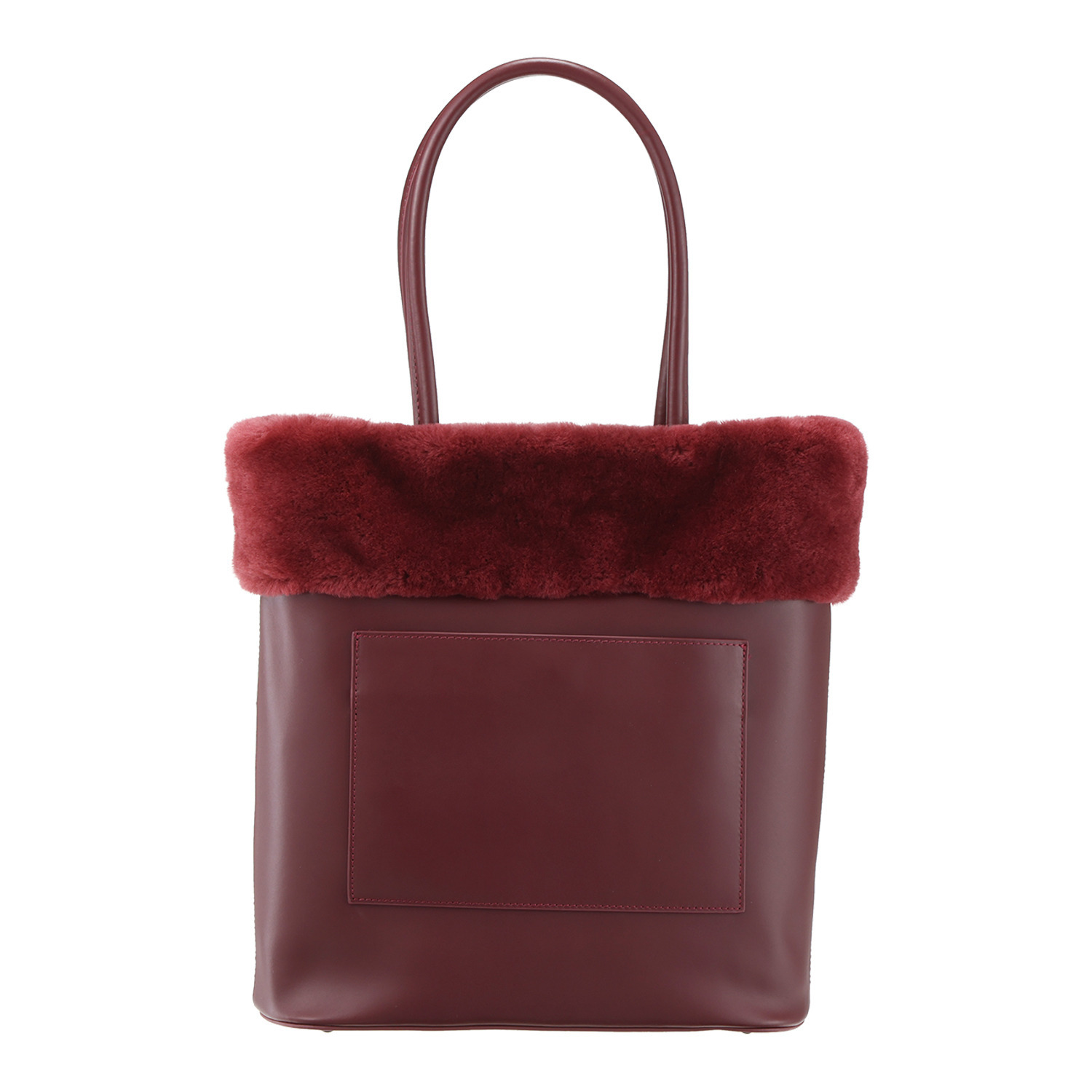 オリタタ 牛革×ムートン トートバッグ