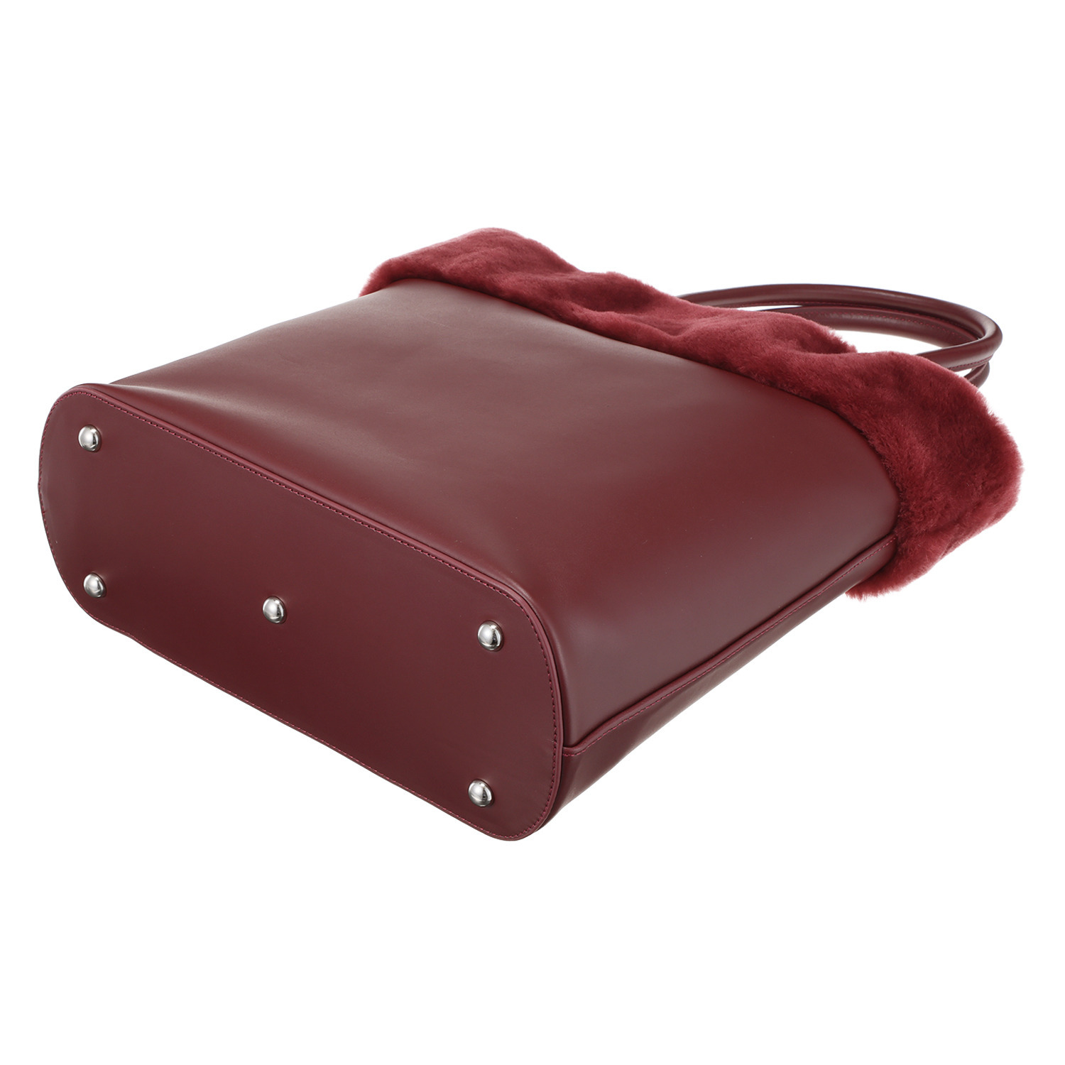 オリタタ 牛革×ムートン トートバッグ