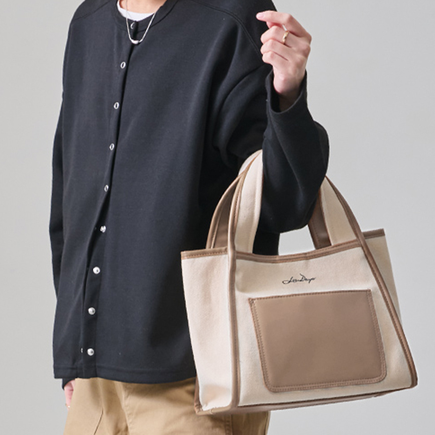 リズデイズ マチ広 キャンバスバッグ