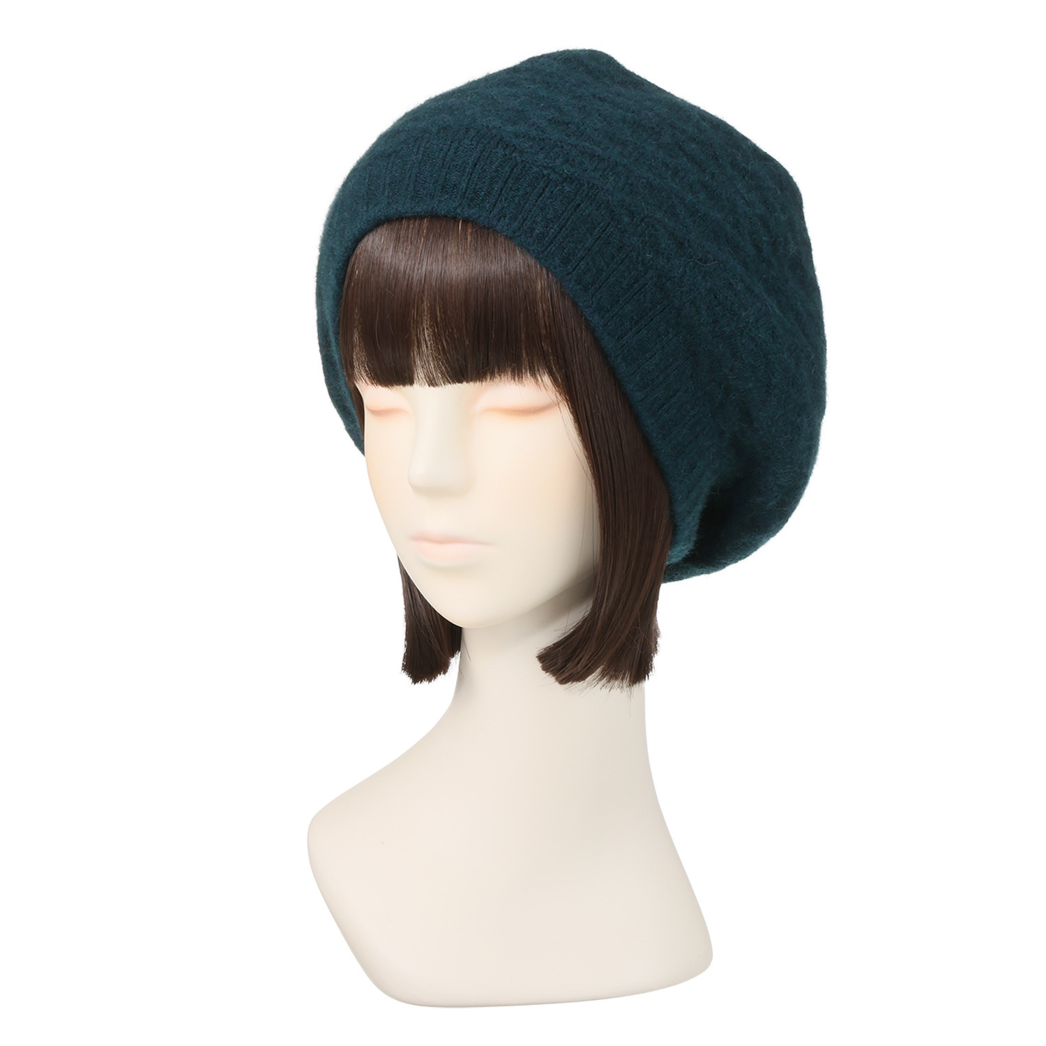 マキシン カシミヤ１００％ ニットベレー帽