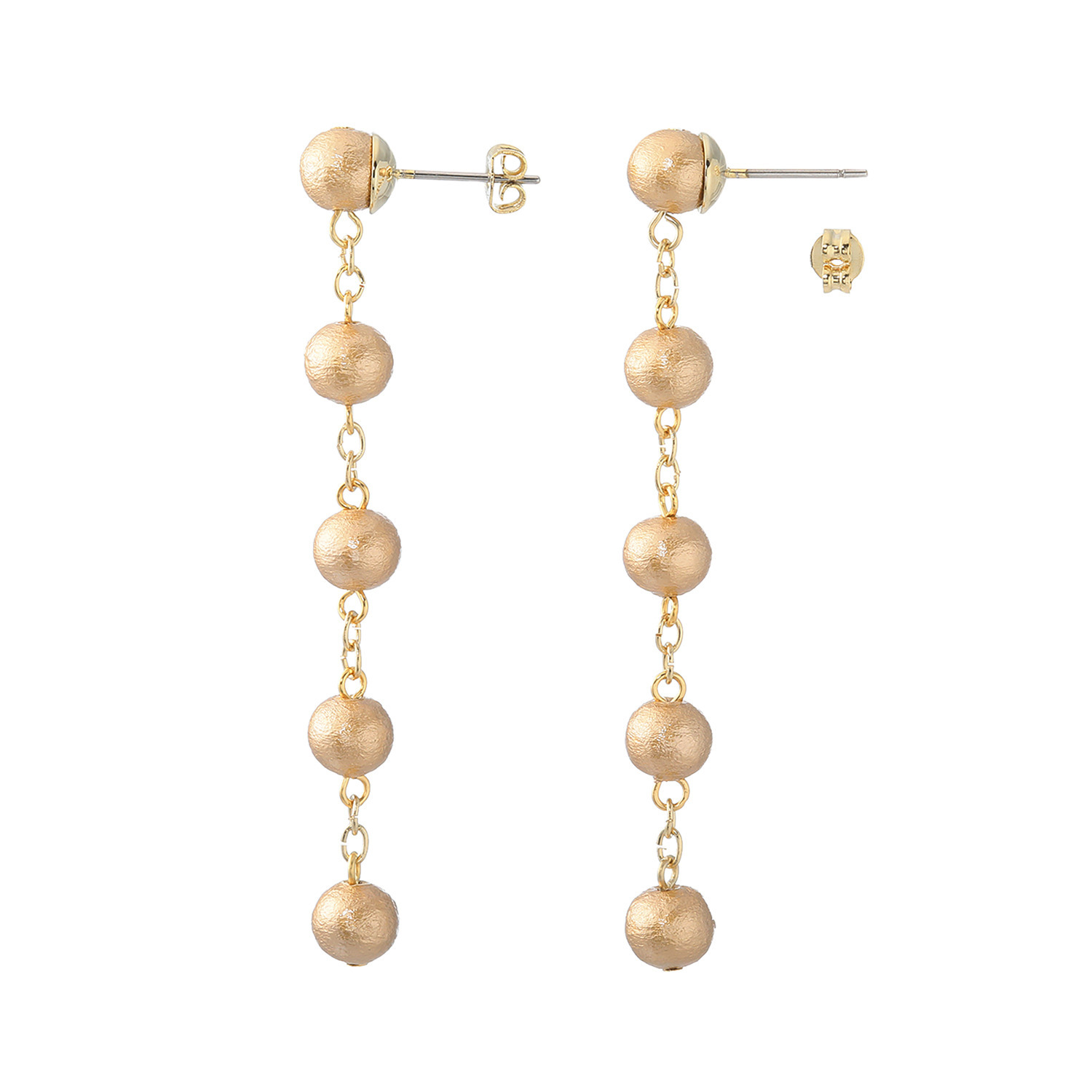 フィールコットンパール コットンパール スウィング イヤリング／ピアス