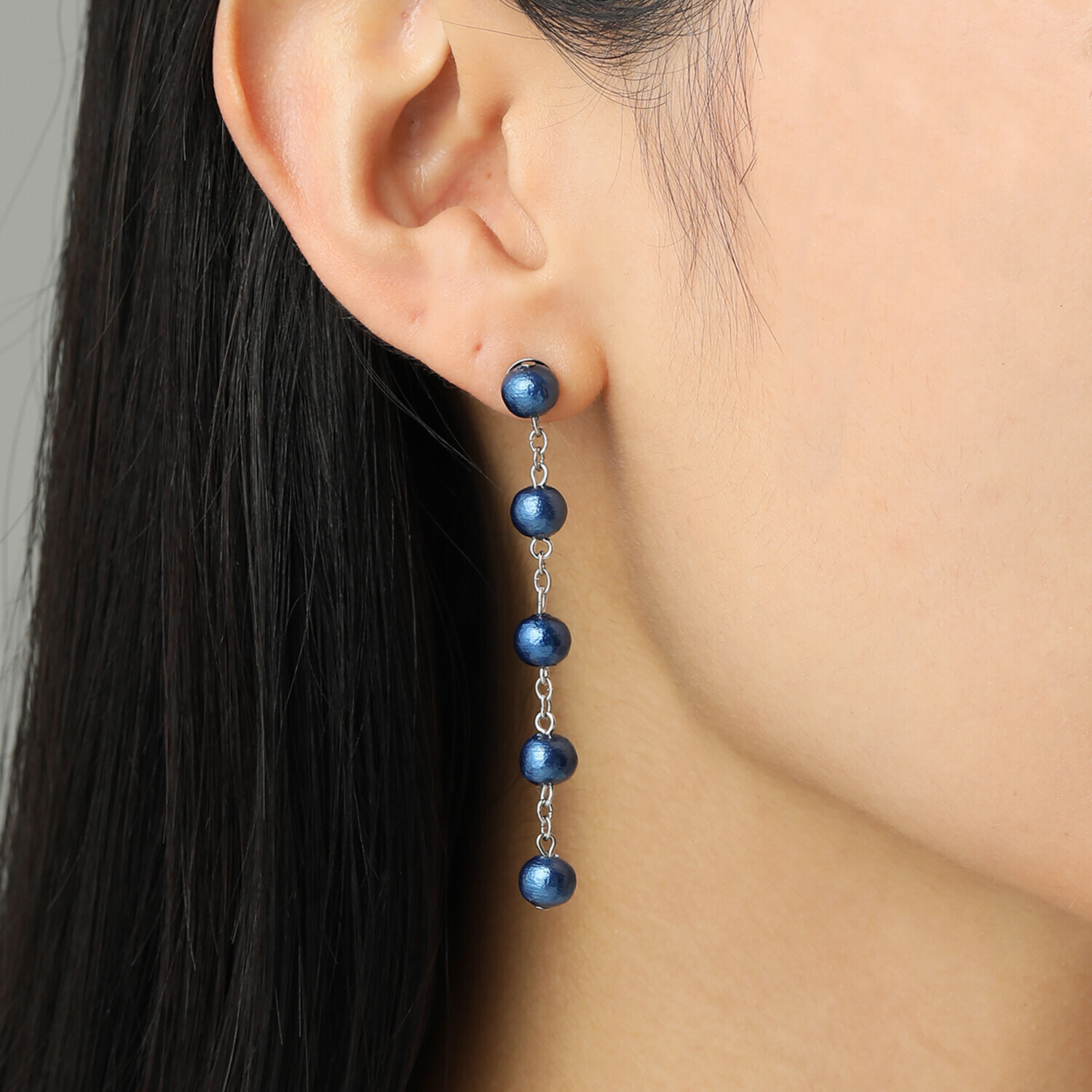 フィールコットンパール コットンパール スウィング イヤリング／ピアス