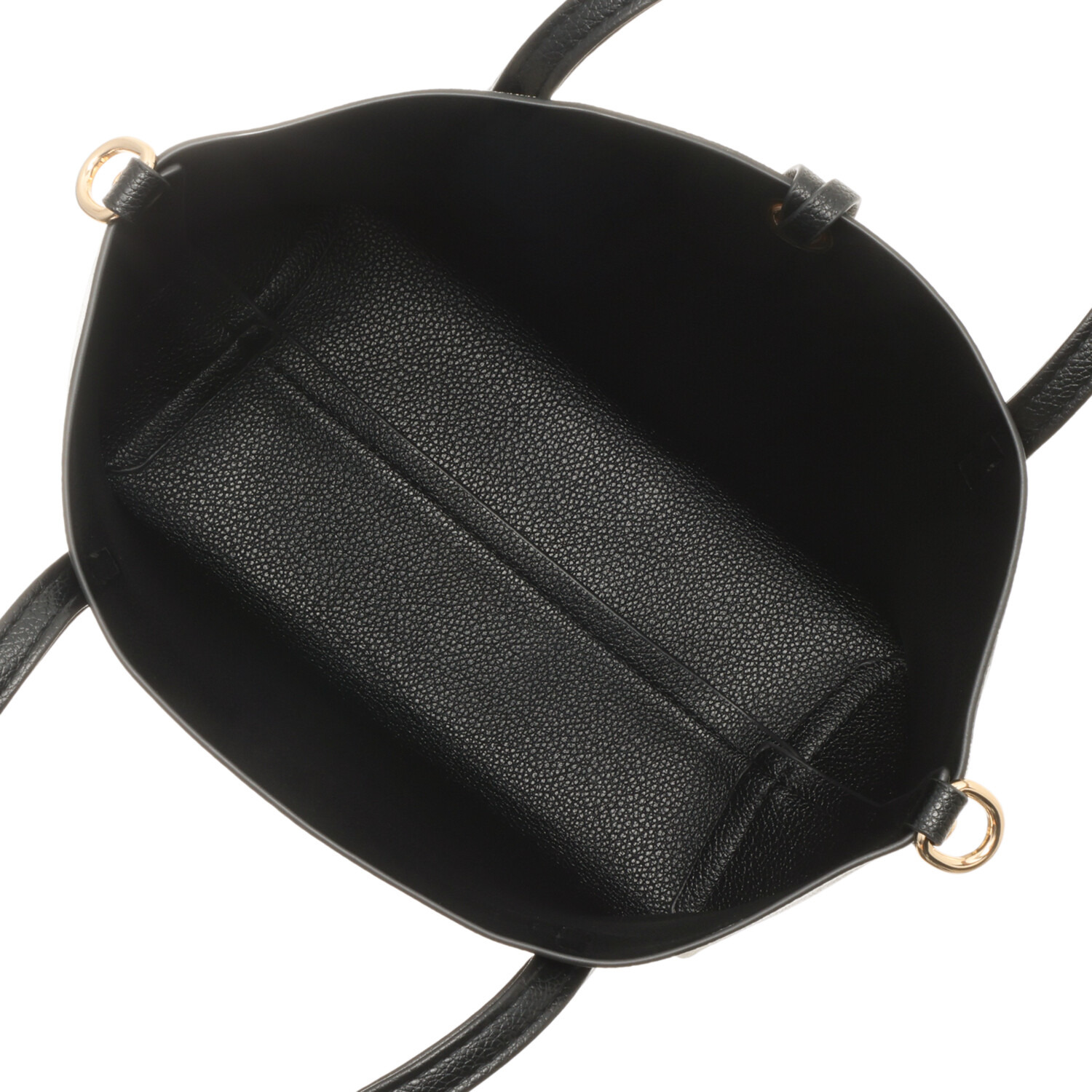 ラルジュ インナーポーチ付 フェイクレザー アニマル柄 リバーシブル ２ウェイバッグ