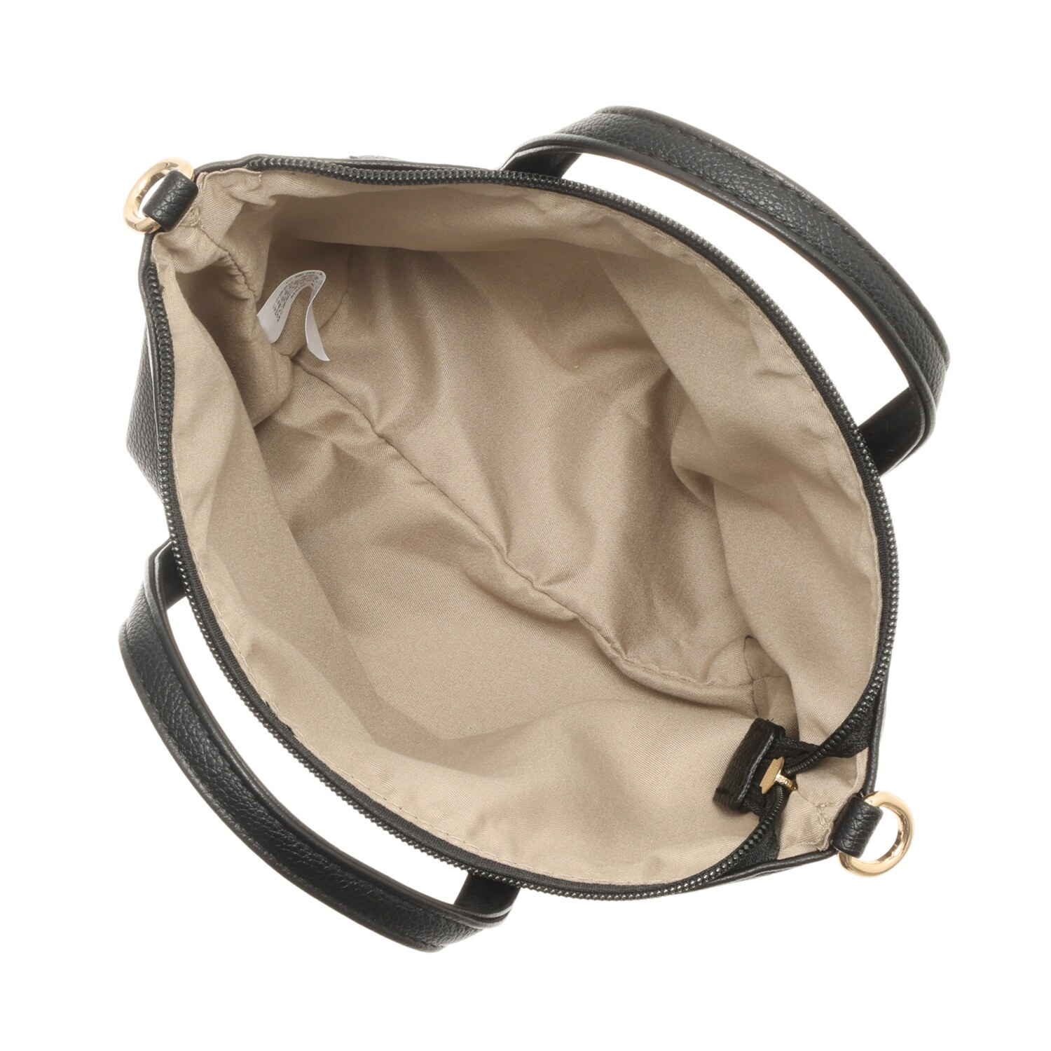 ラルジュ インナーポーチ付 フェイクレザー アニマル柄 リバーシブル ２ウェイバッグ