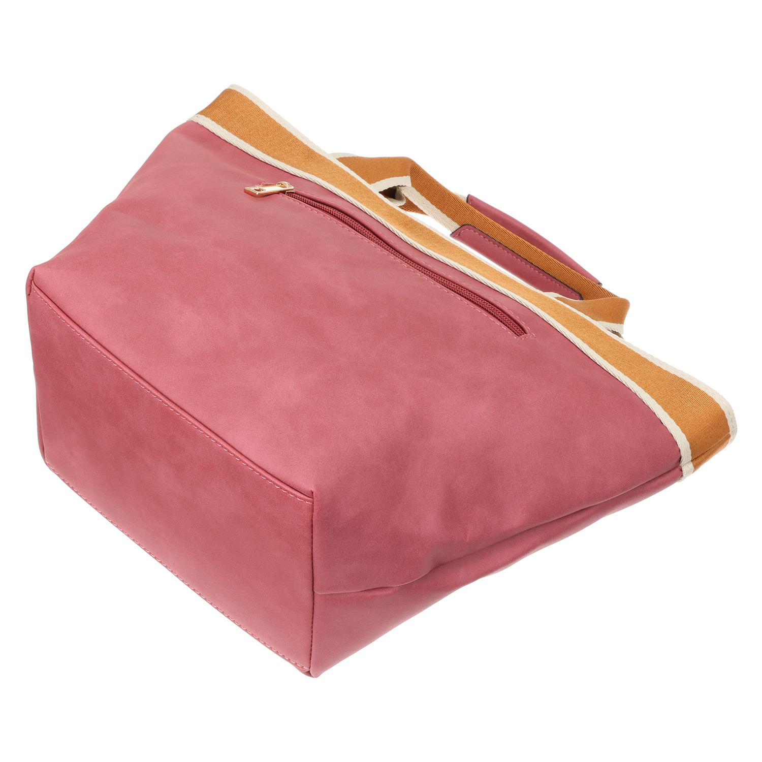 ラルジュ チャーム付 型押しデザイン トートバッグ