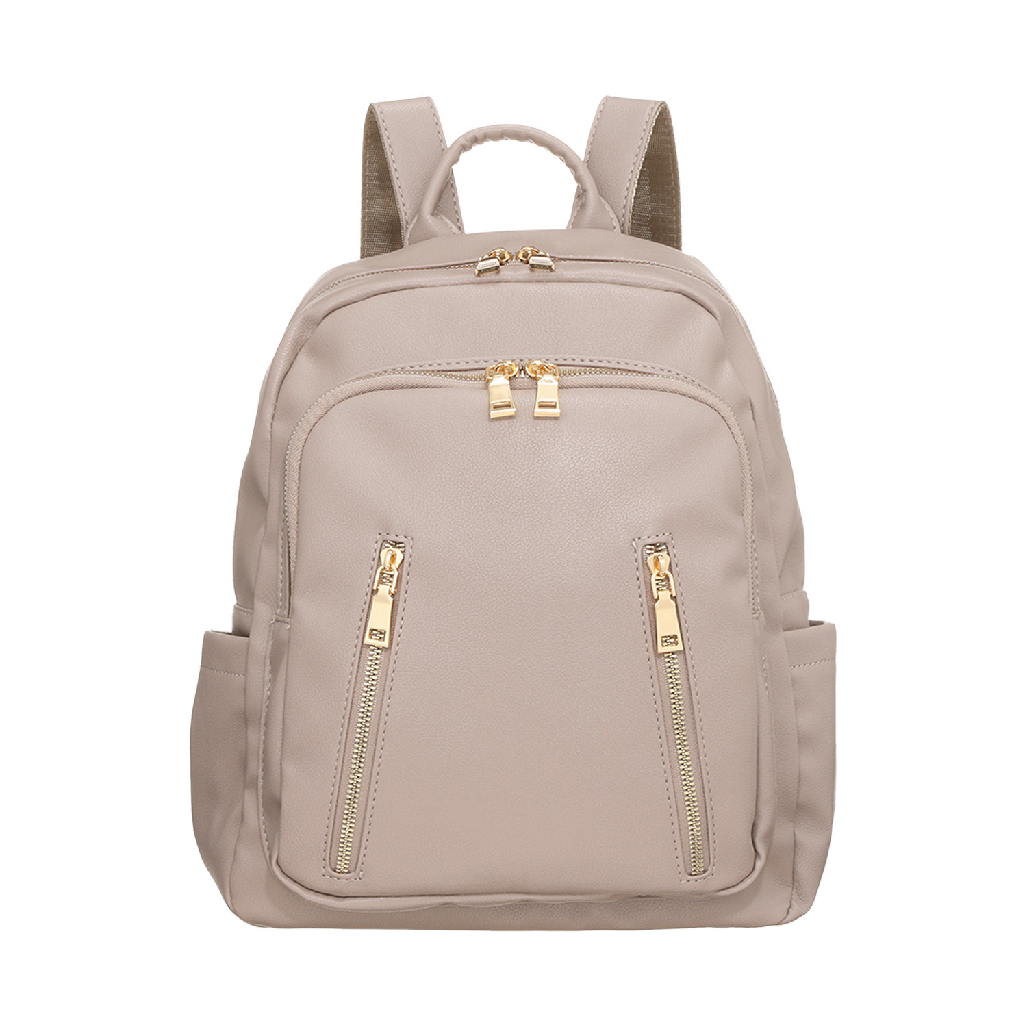 ラルジュ ポケット充実！　きれいめ フェイクレザーリュック