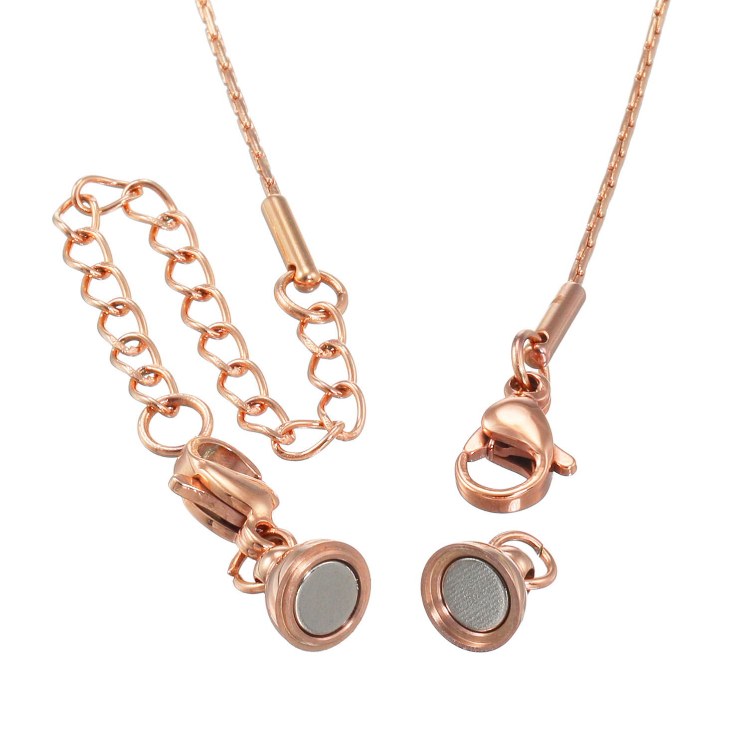 エービーステン ステンレス ビジュウ ミニボールチェーン ロングネックレス