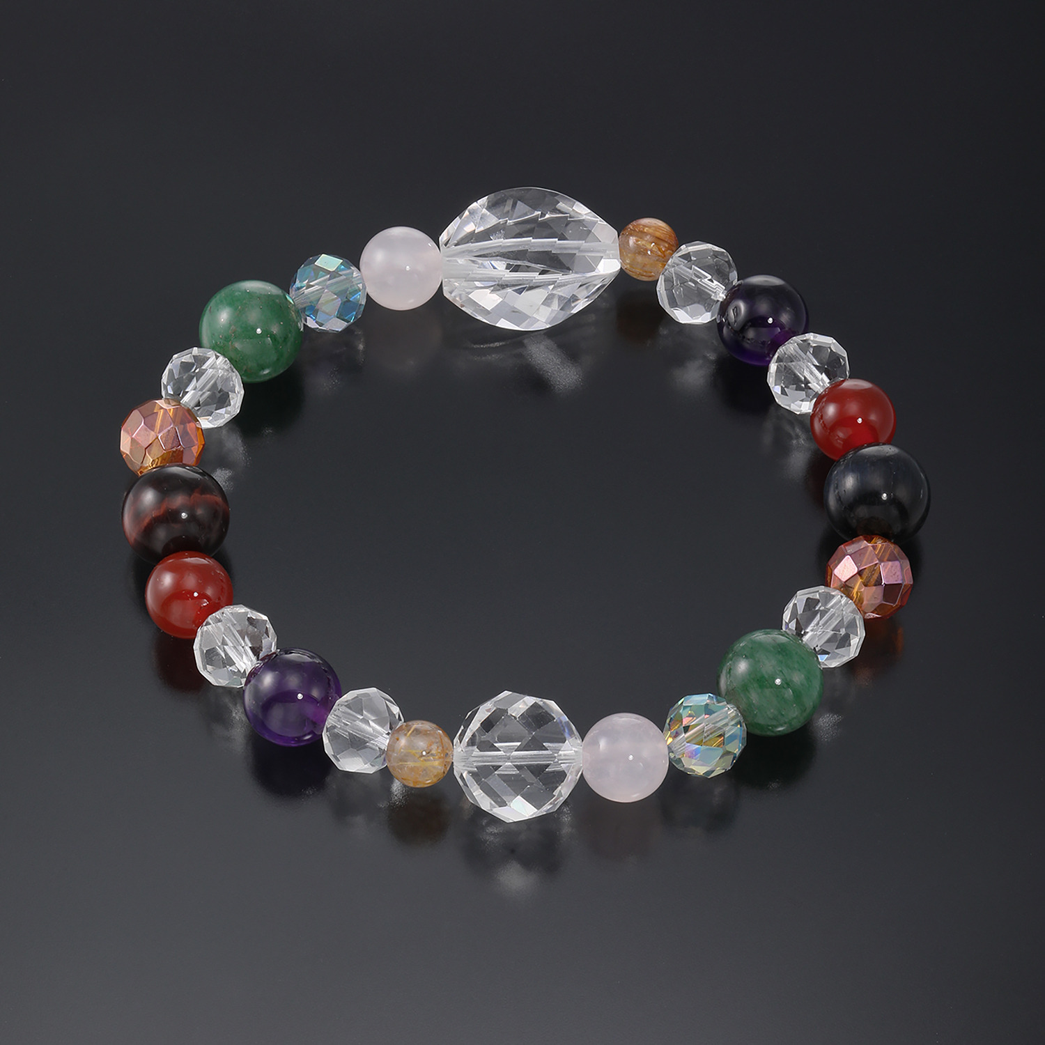 貴煌 マルチジェム イラスティック ブレスレット