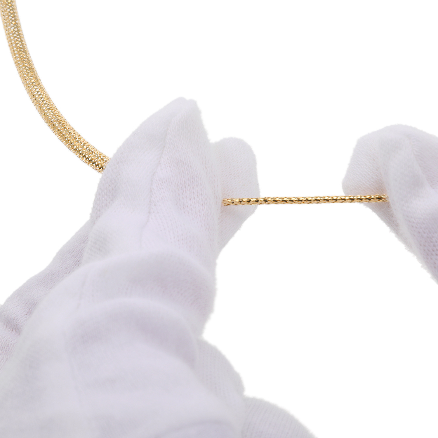 ミオ　イターリア １８Ｋ メッシュネックレス “カルツァ スプレンドーレ”