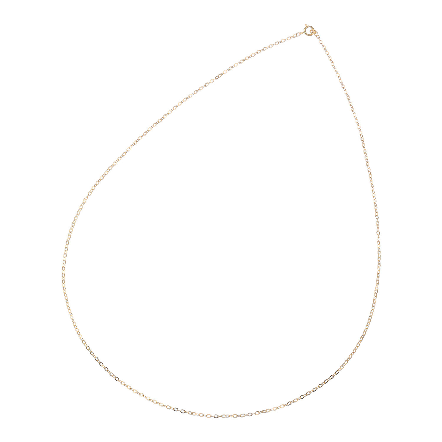 ミオ　イターリア １８Ｋ ロロチェーン ホローネックレス