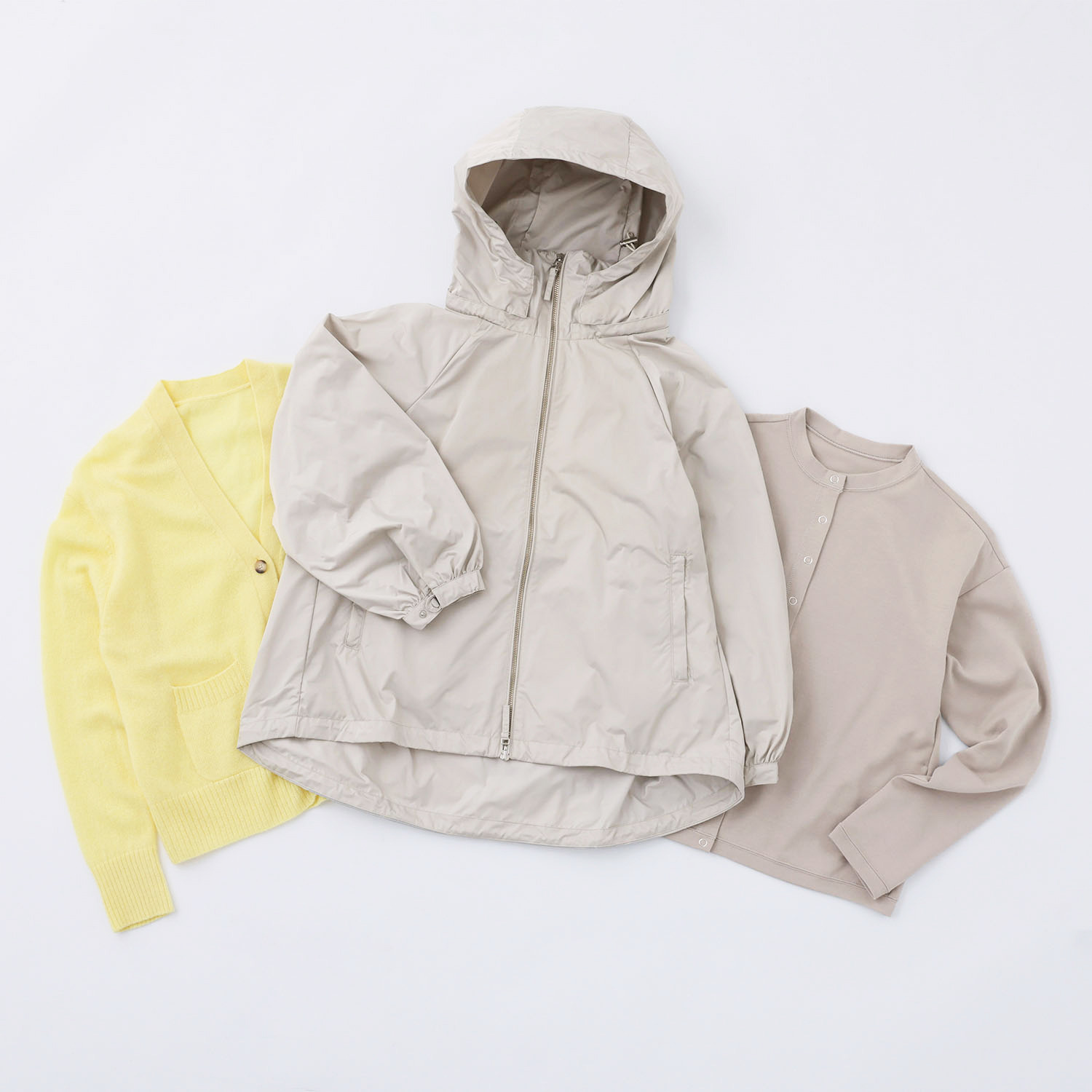 元町ゼラール はっ水ブルゾン＆ ライナーカーディガン入り お楽しみ袋 ファッションアイテム ２点セット